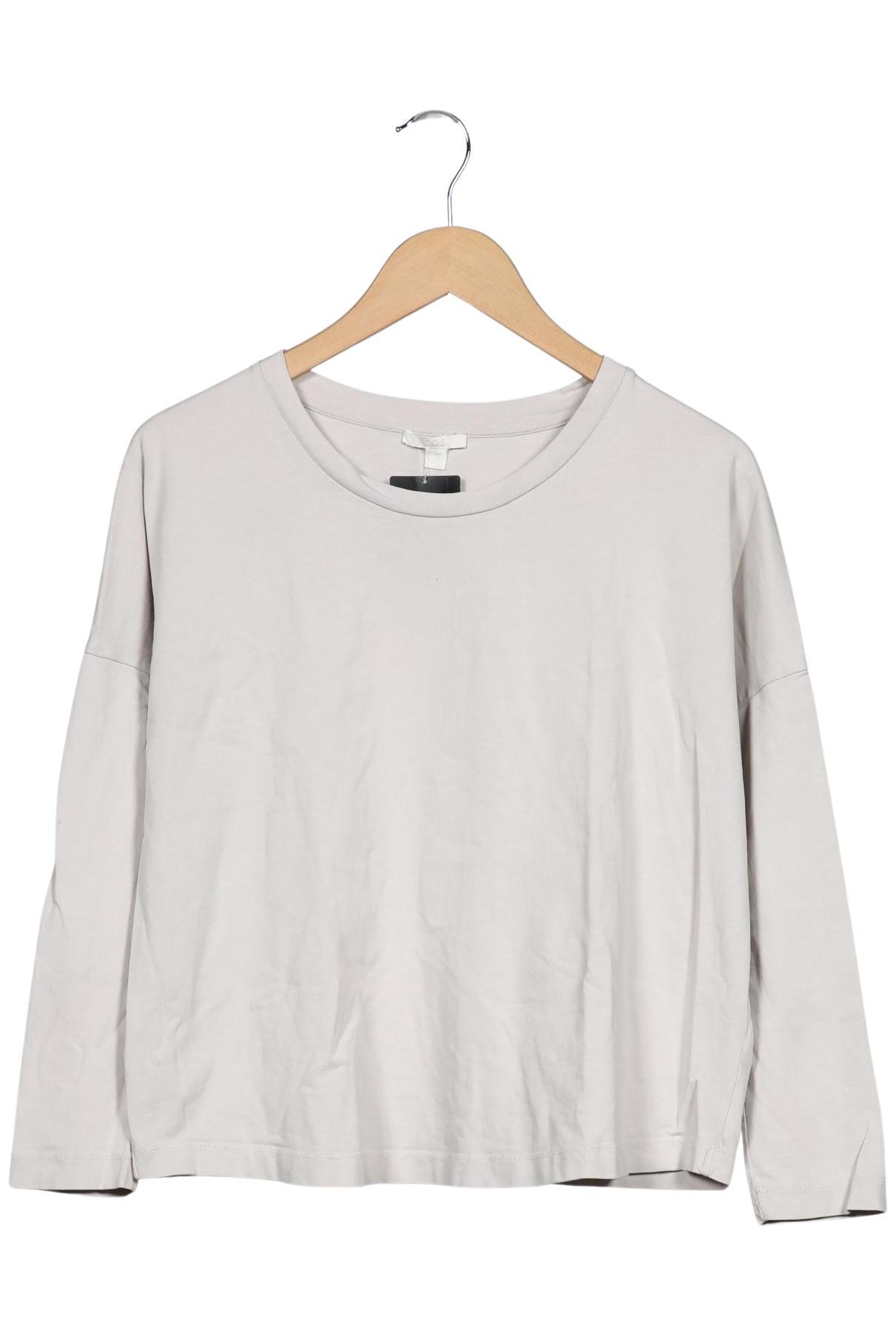 

COS Damen Langarmshirt, grau, Gr. 36