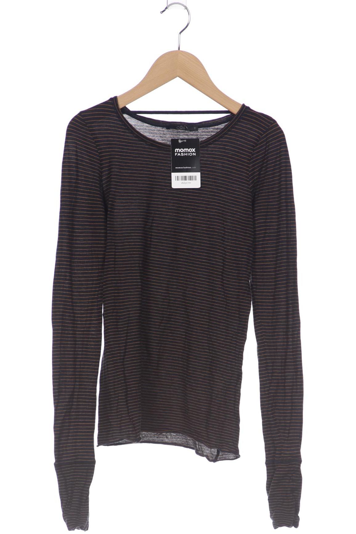 

COS Damen Langarmshirt, marineblau, Gr. 34