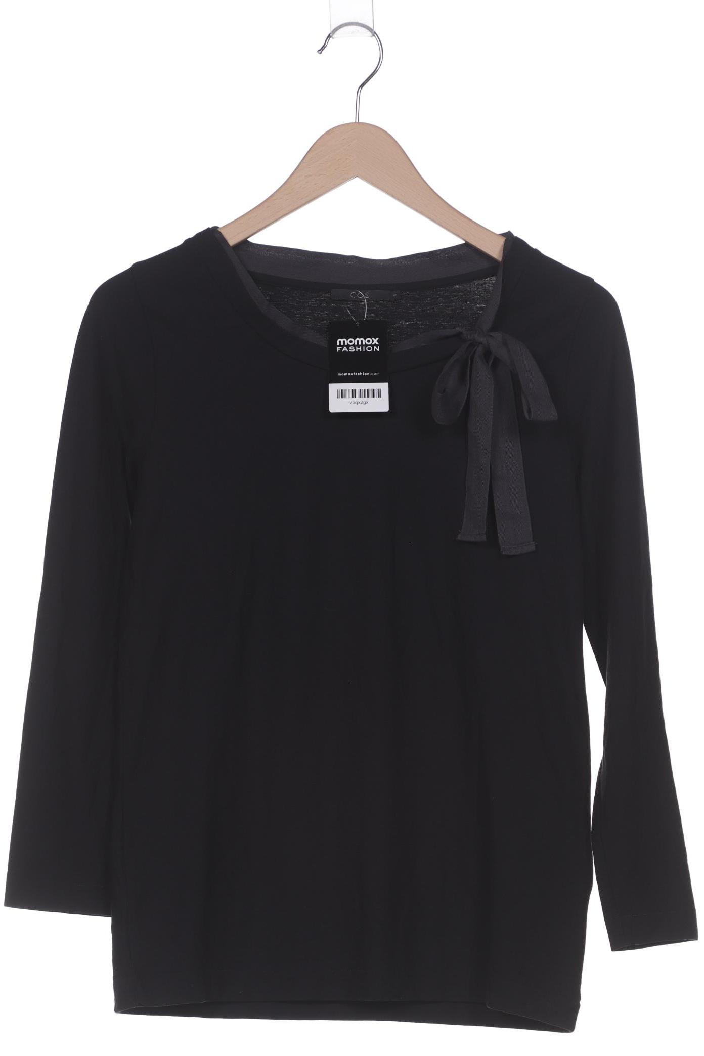 

COS Damen Langarmshirt, schwarz, Gr. 36
