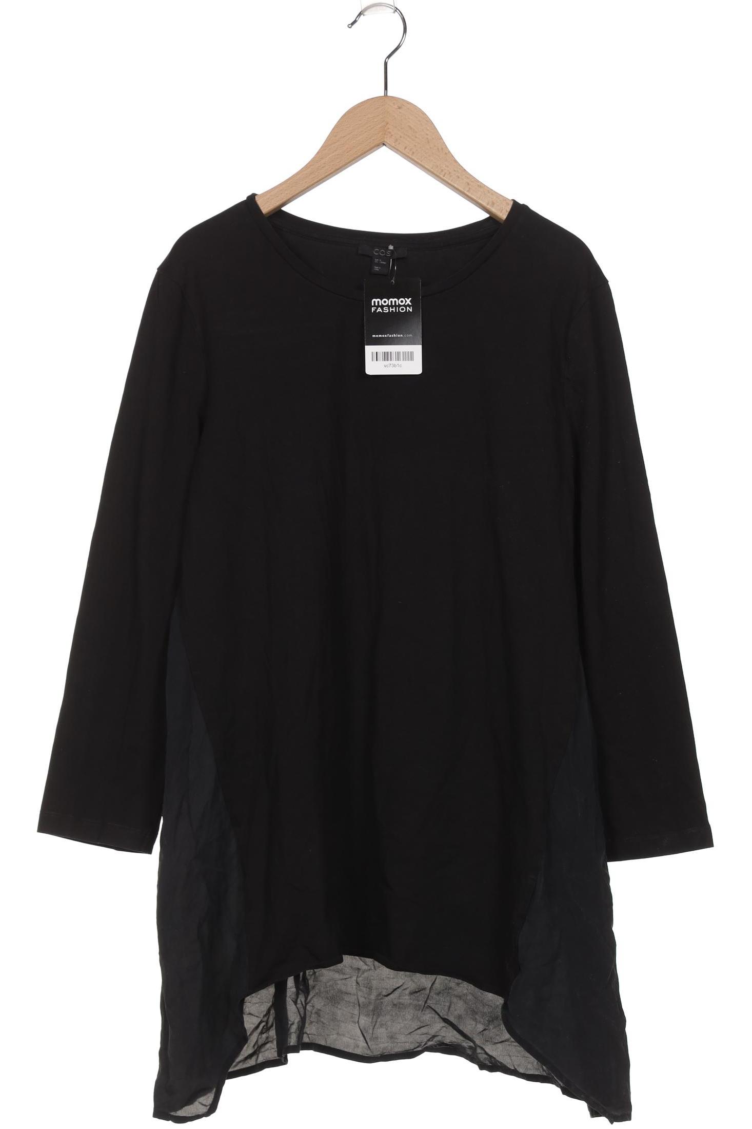 

COS Damen Langarmshirt, schwarz, Gr. 38