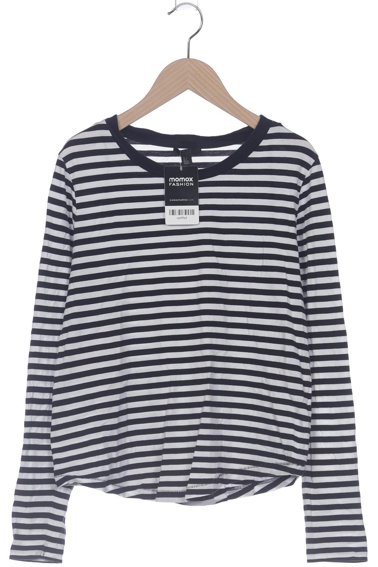 

COS Damen Langarmshirt, marineblau, Gr. 36