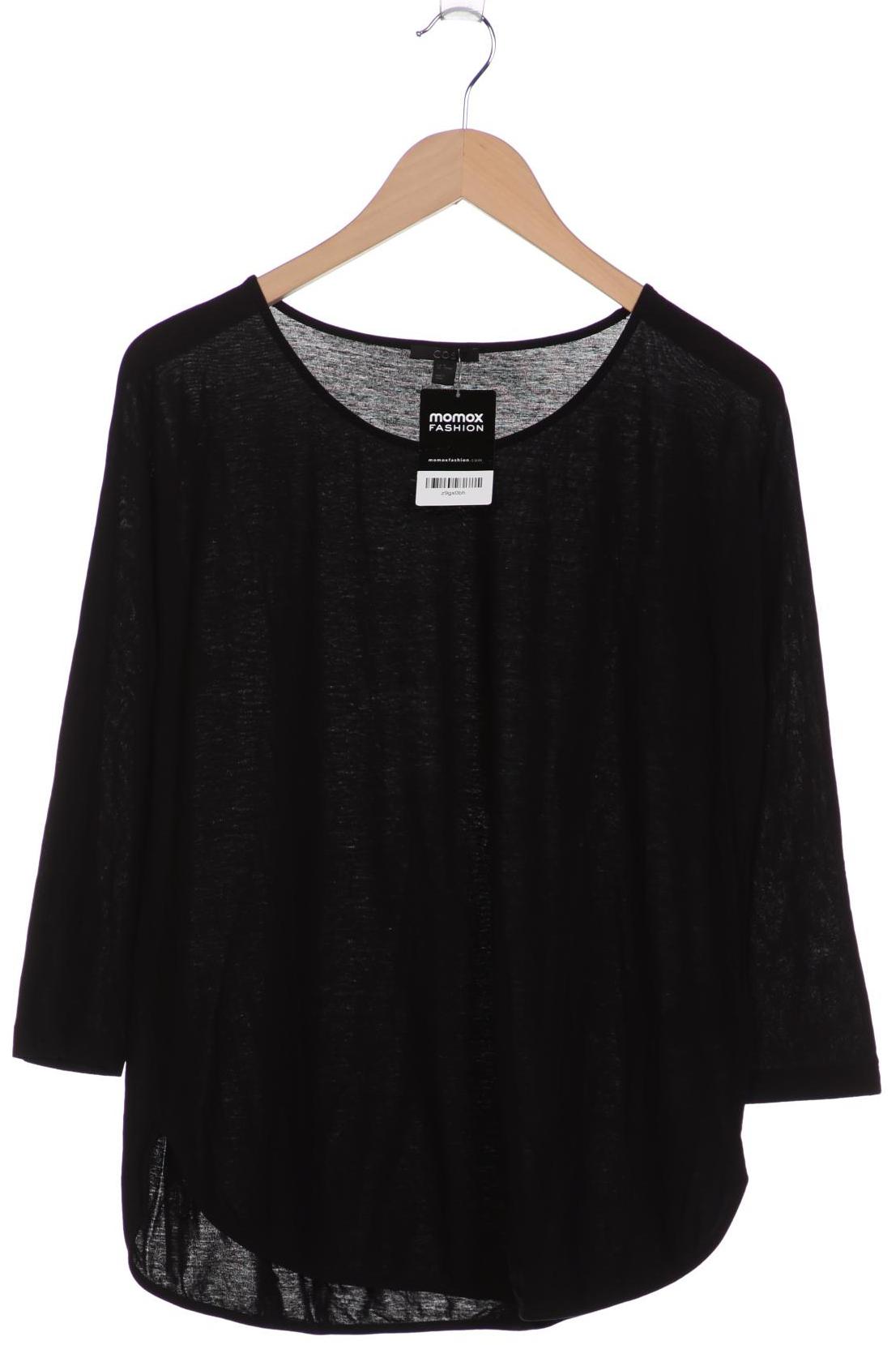 

COS Damen Langarmshirt, schwarz, Gr. 38