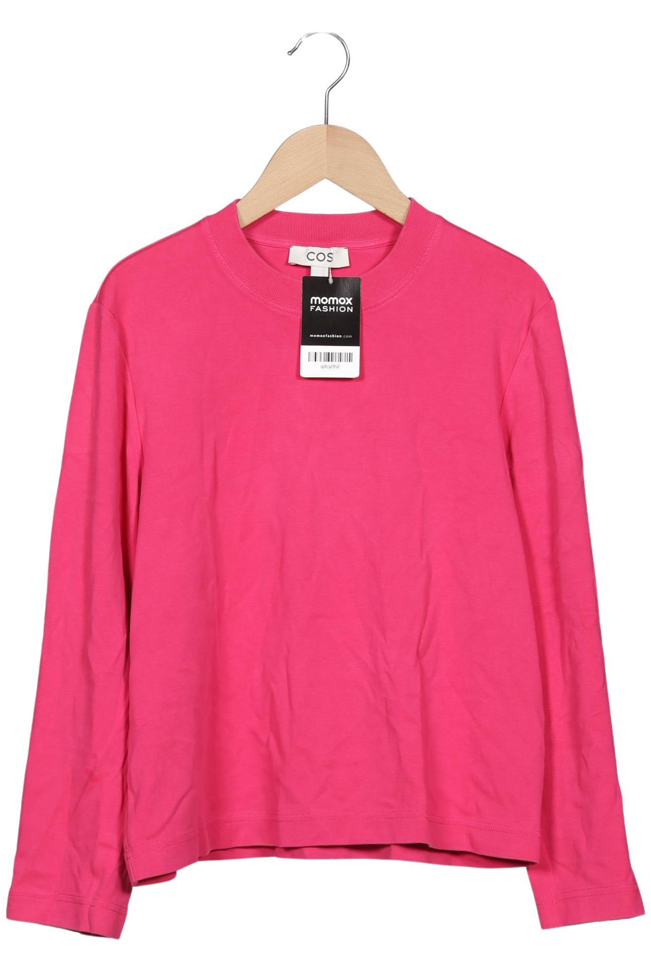 

COS Damen Langarmshirt, pink, Gr. 38