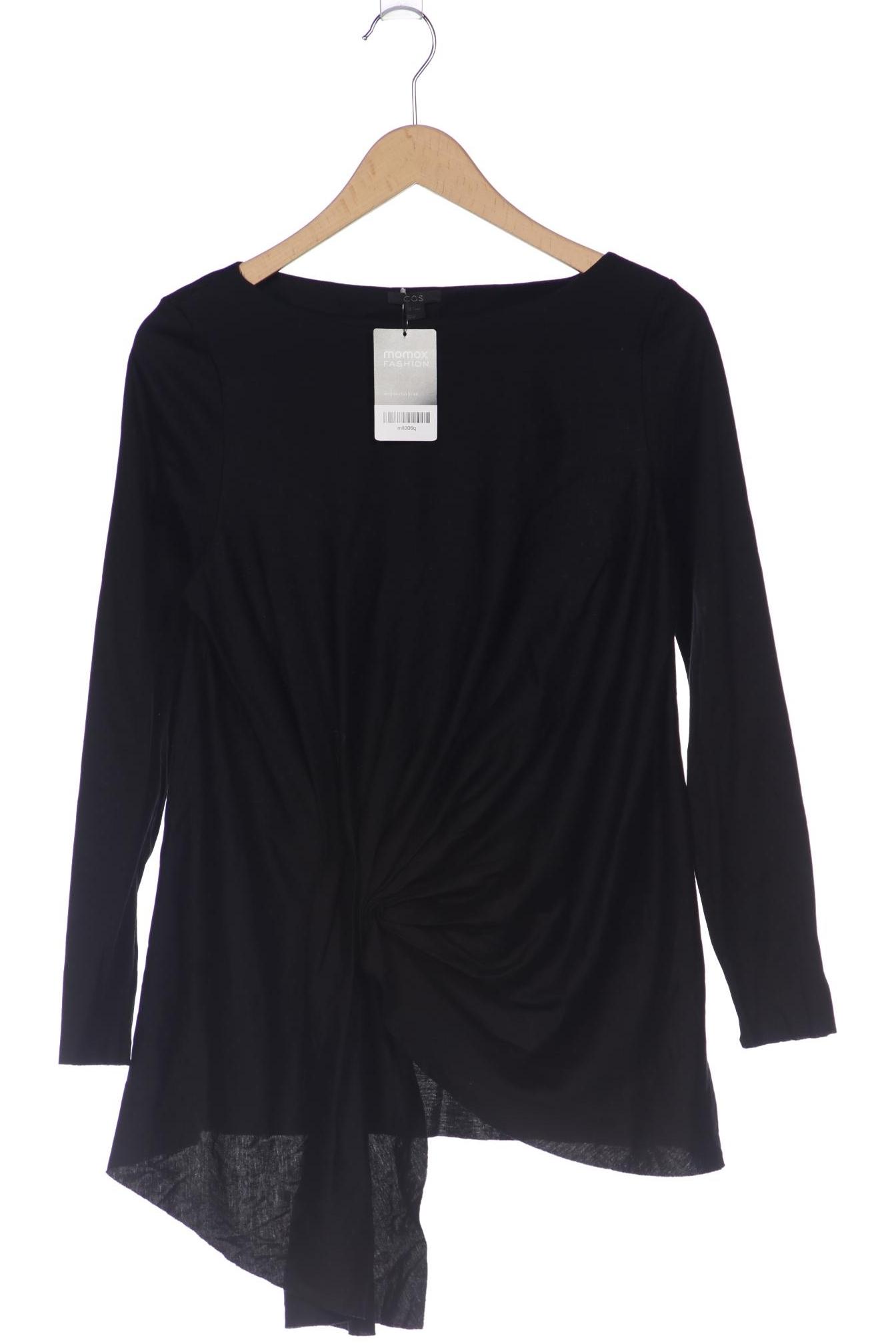

COS Damen Langarmshirt, schwarz, Gr. 38