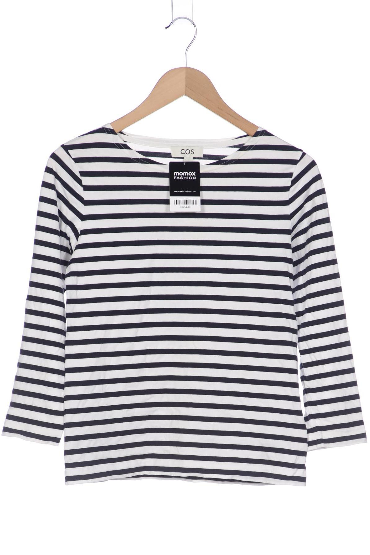 

COS Damen Langarmshirt, weiß, Gr. 36