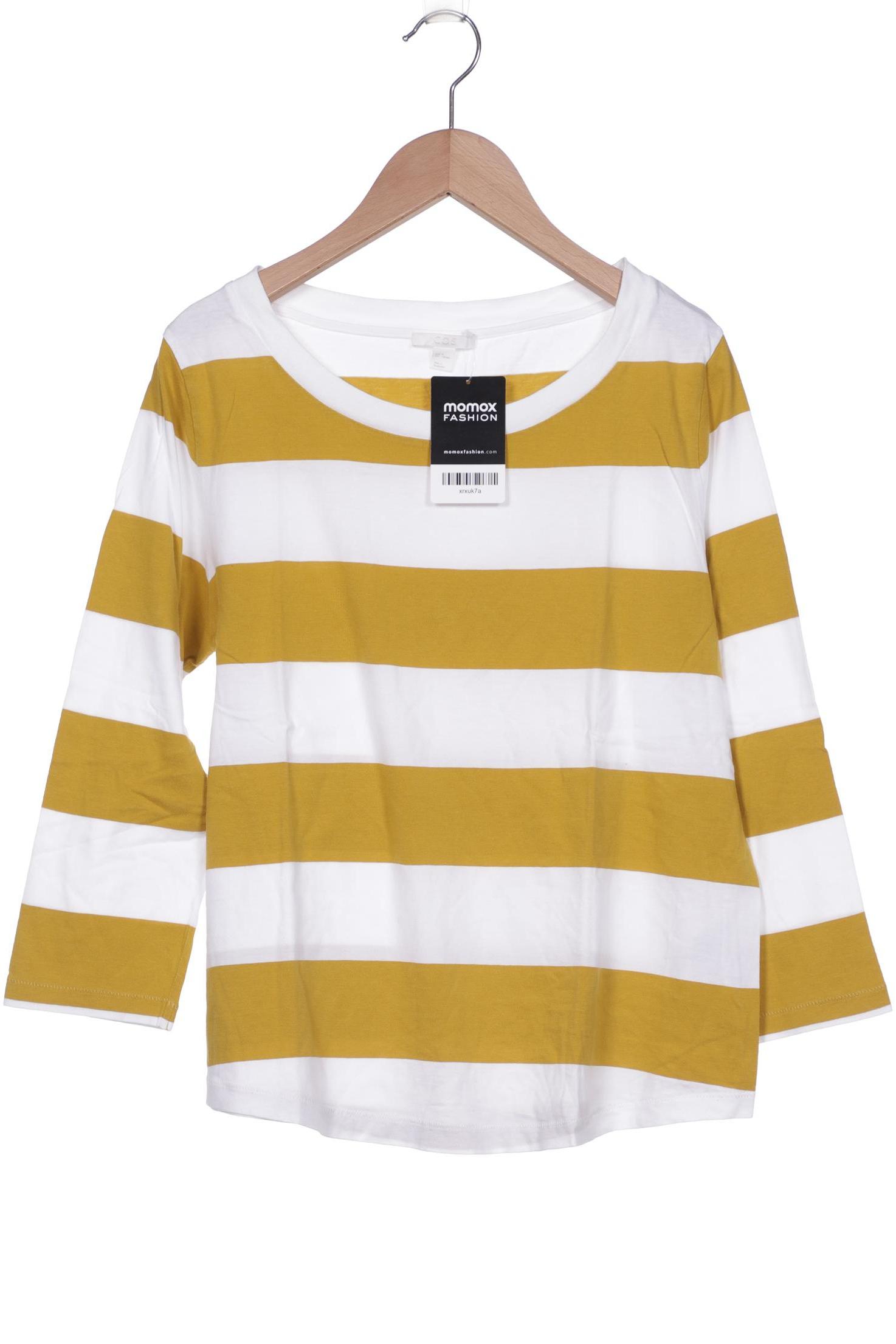 

COS Damen Langarmshirt, gelb, Gr. 38