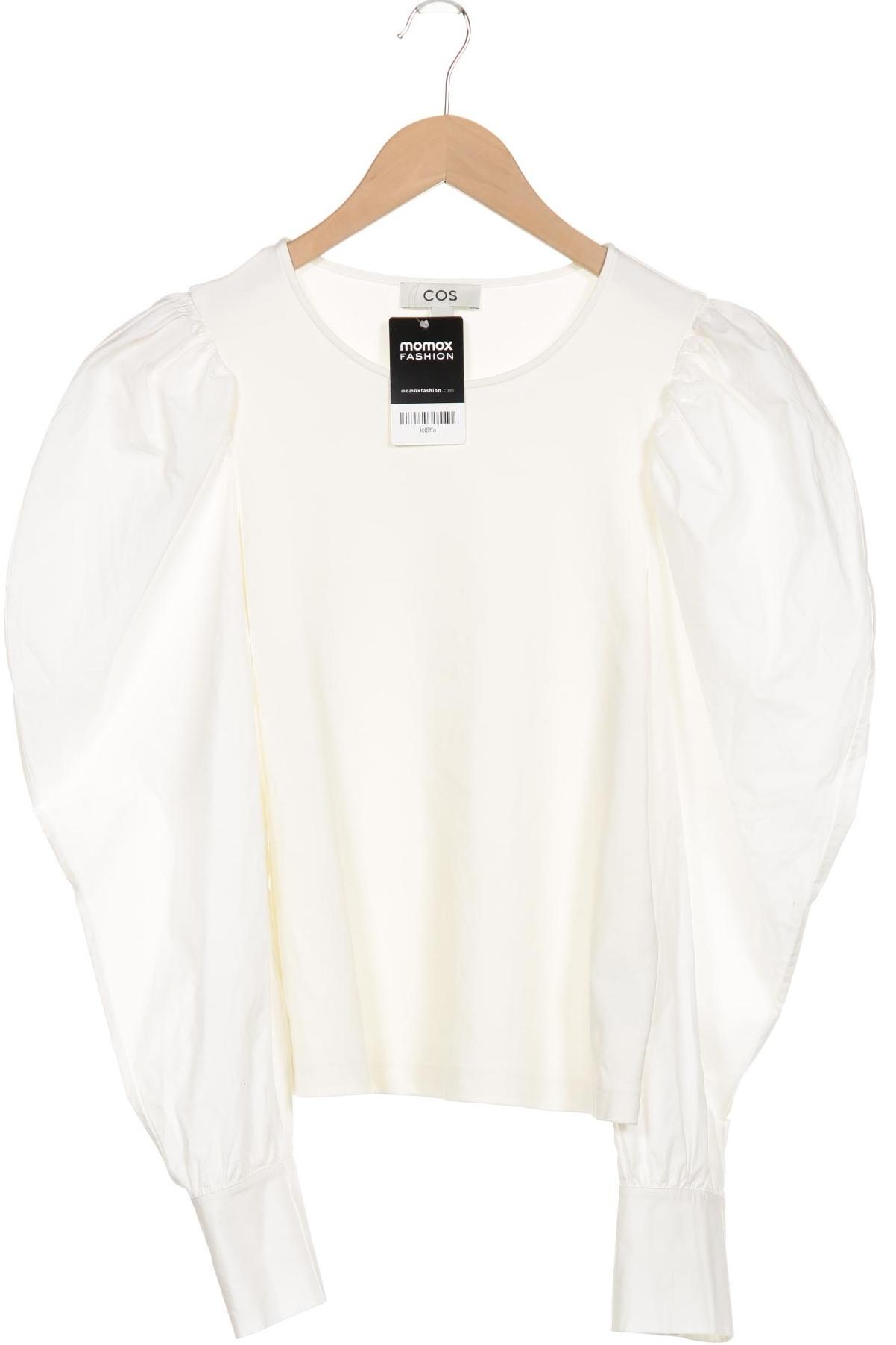 

COS Damen Langarmshirt, cremeweiß, Gr. 38