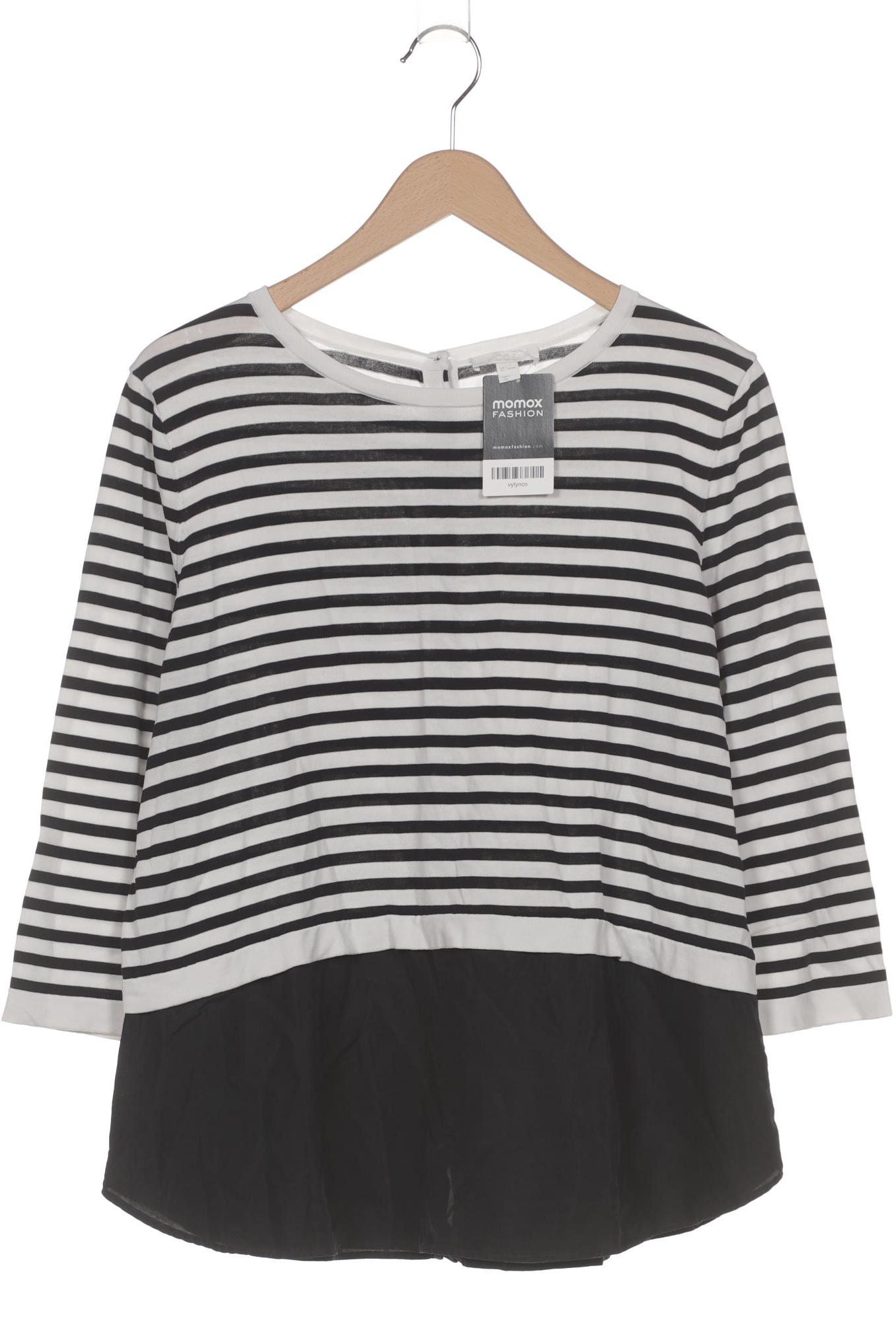 

COS Damen Langarmshirt, marineblau, Gr. 42