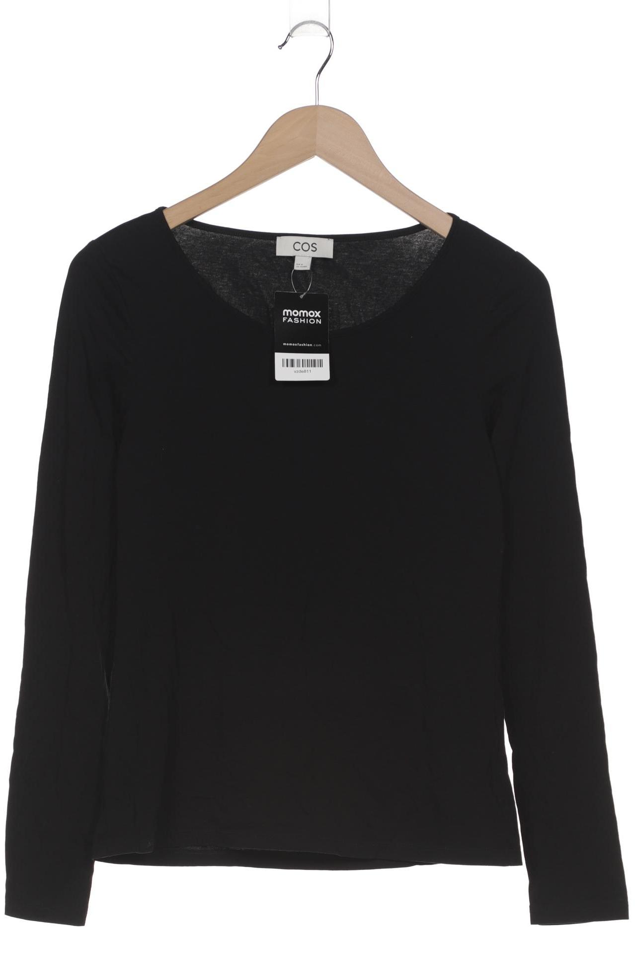 

COS Damen Langarmshirt, schwarz, Gr. 38