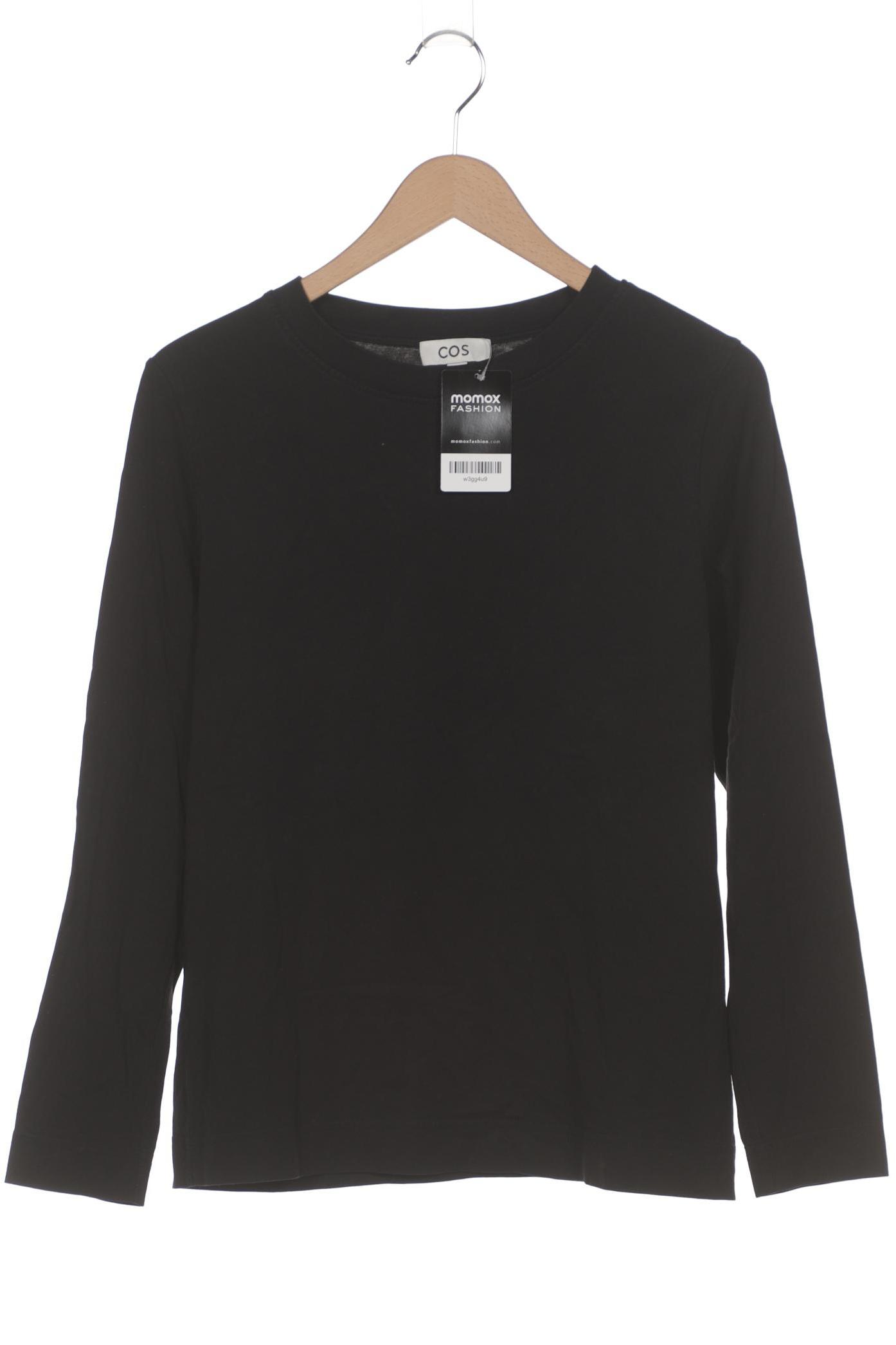 

COS Damen Langarmshirt, schwarz, Gr. 36