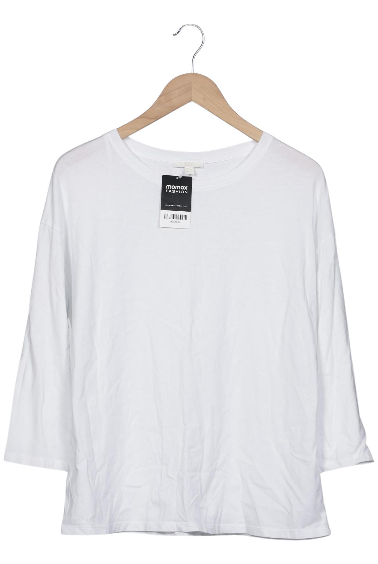

COS Damen Langarmshirt, weiß, Gr. 36