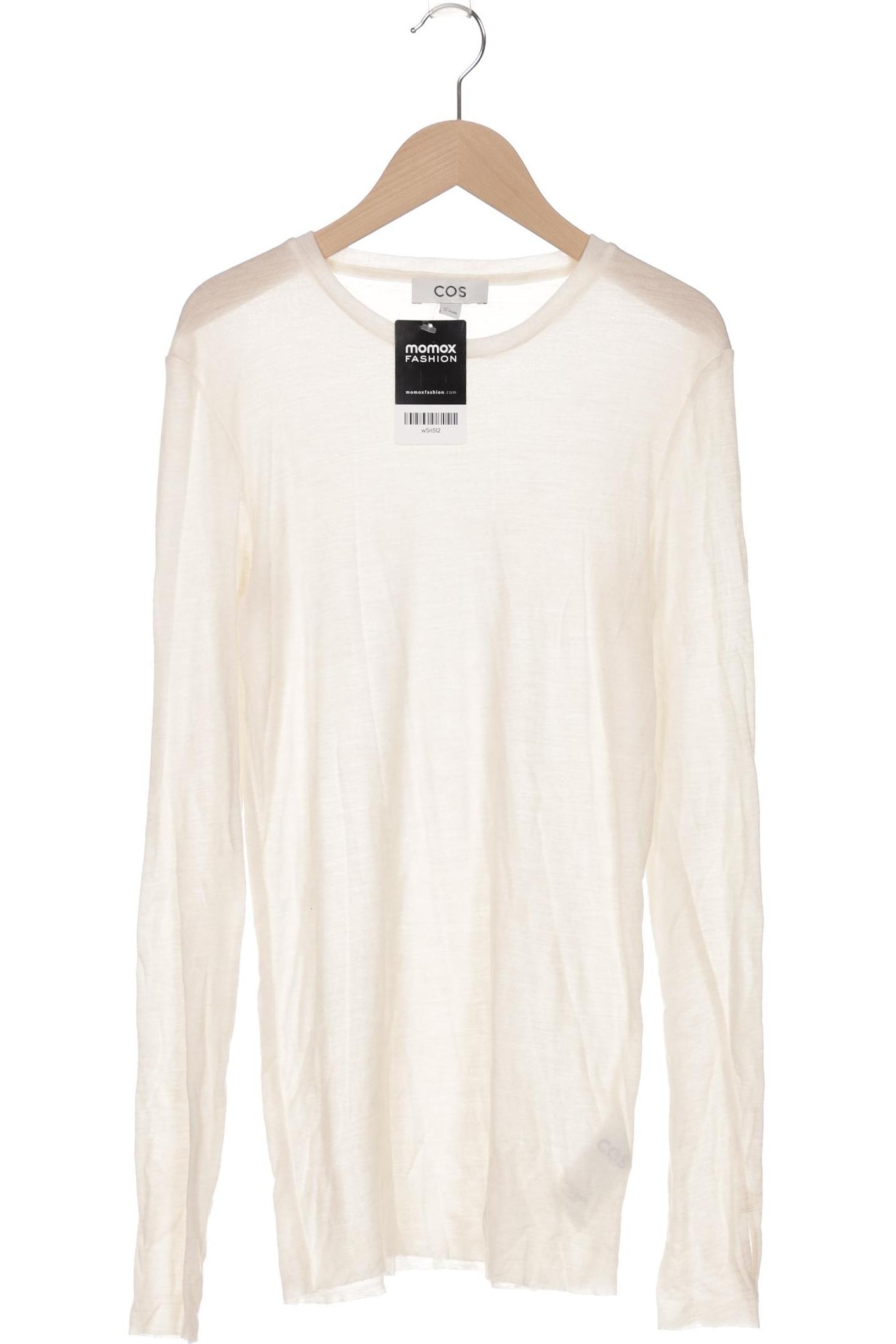 

COS Damen Langarmshirt, beige, Gr. 42
