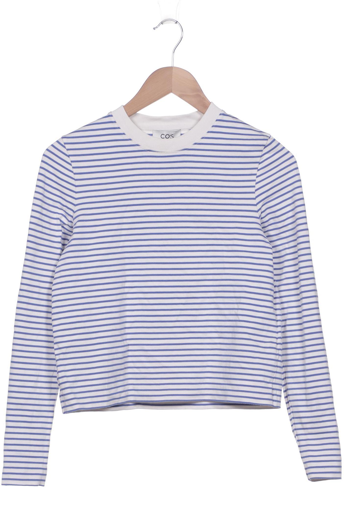 

COS Damen Langarmshirt, weiß