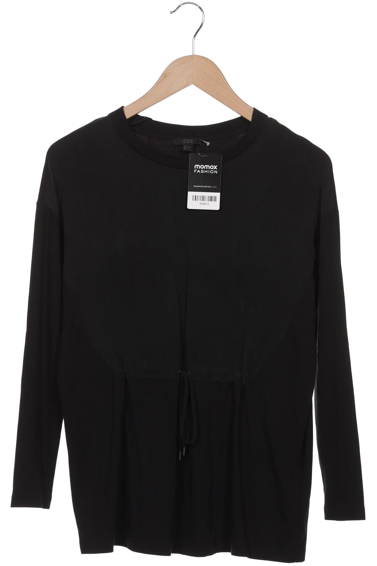 

COS Damen Langarmshirt, schwarz, Gr. 36