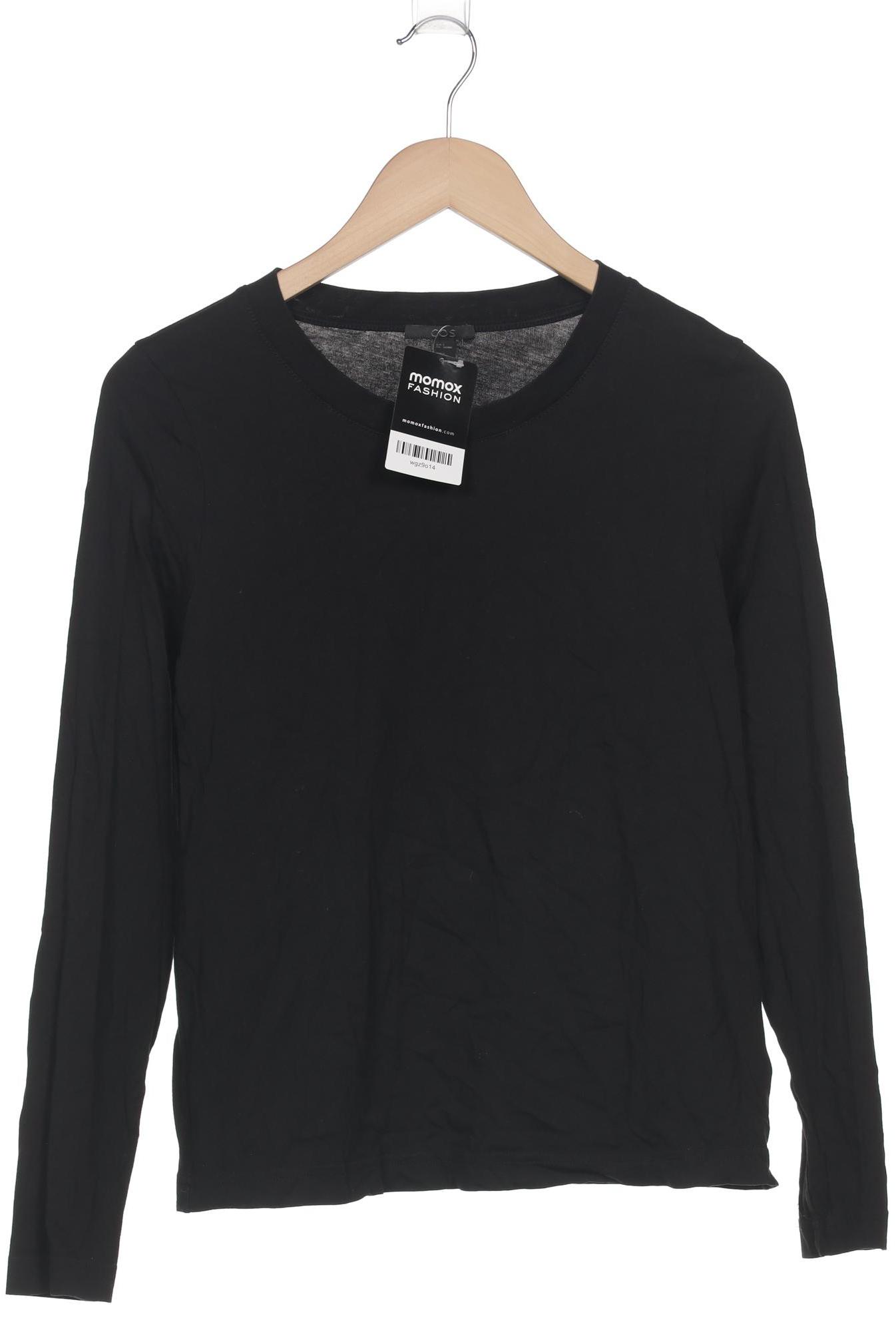 

COS Damen Langarmshirt, schwarz, Gr. 36