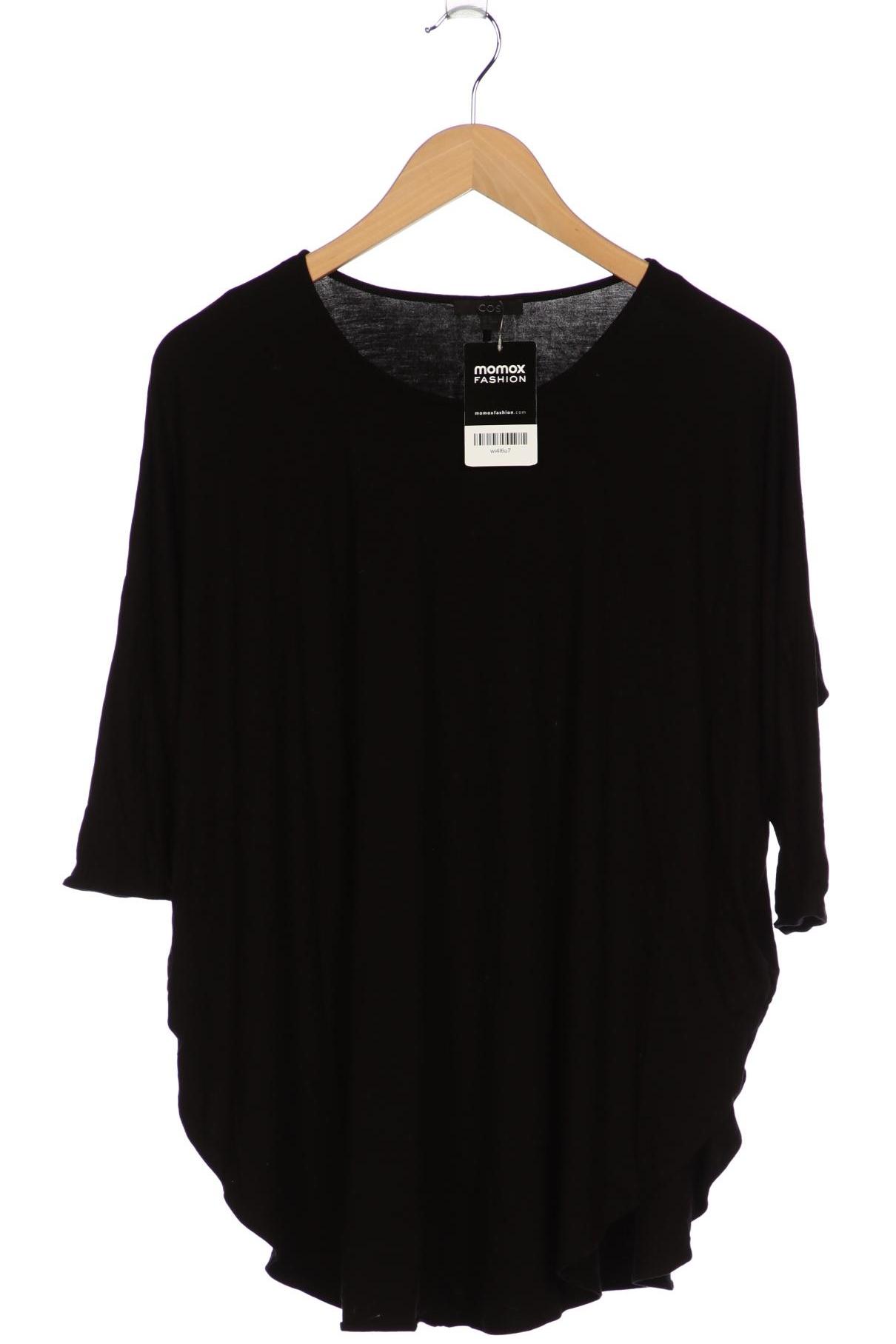 

COS Damen Langarmshirt, schwarz, Gr. 38