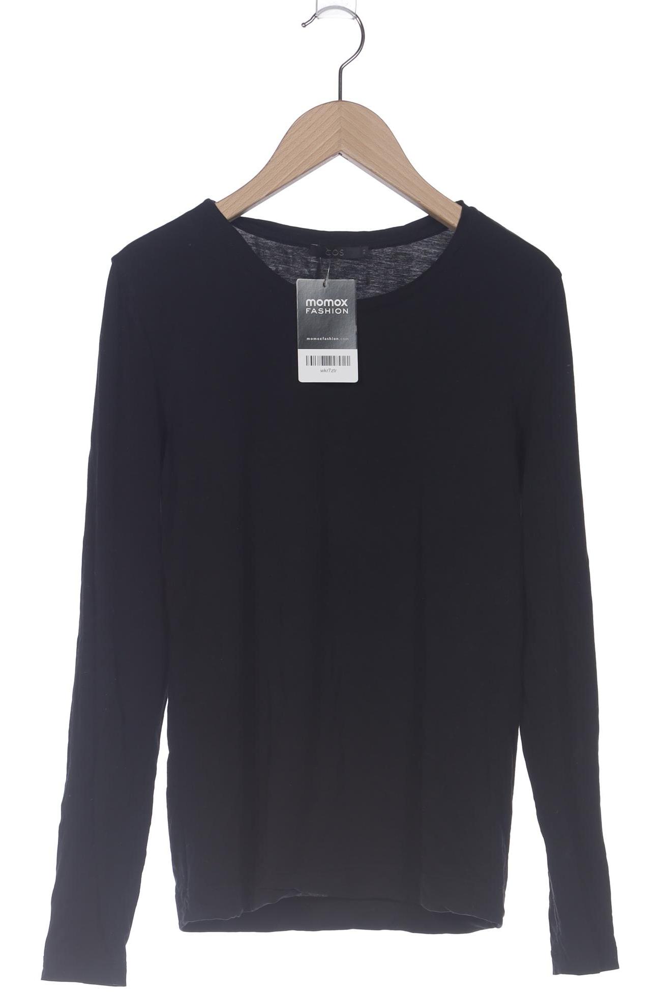 

COS Damen Langarmshirt, schwarz, Gr. 34