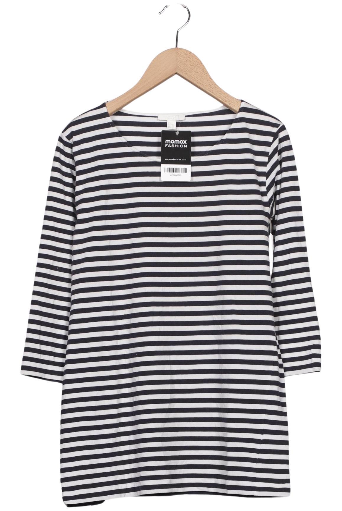 

COS Damen Langarmshirt, marineblau, Gr. 38