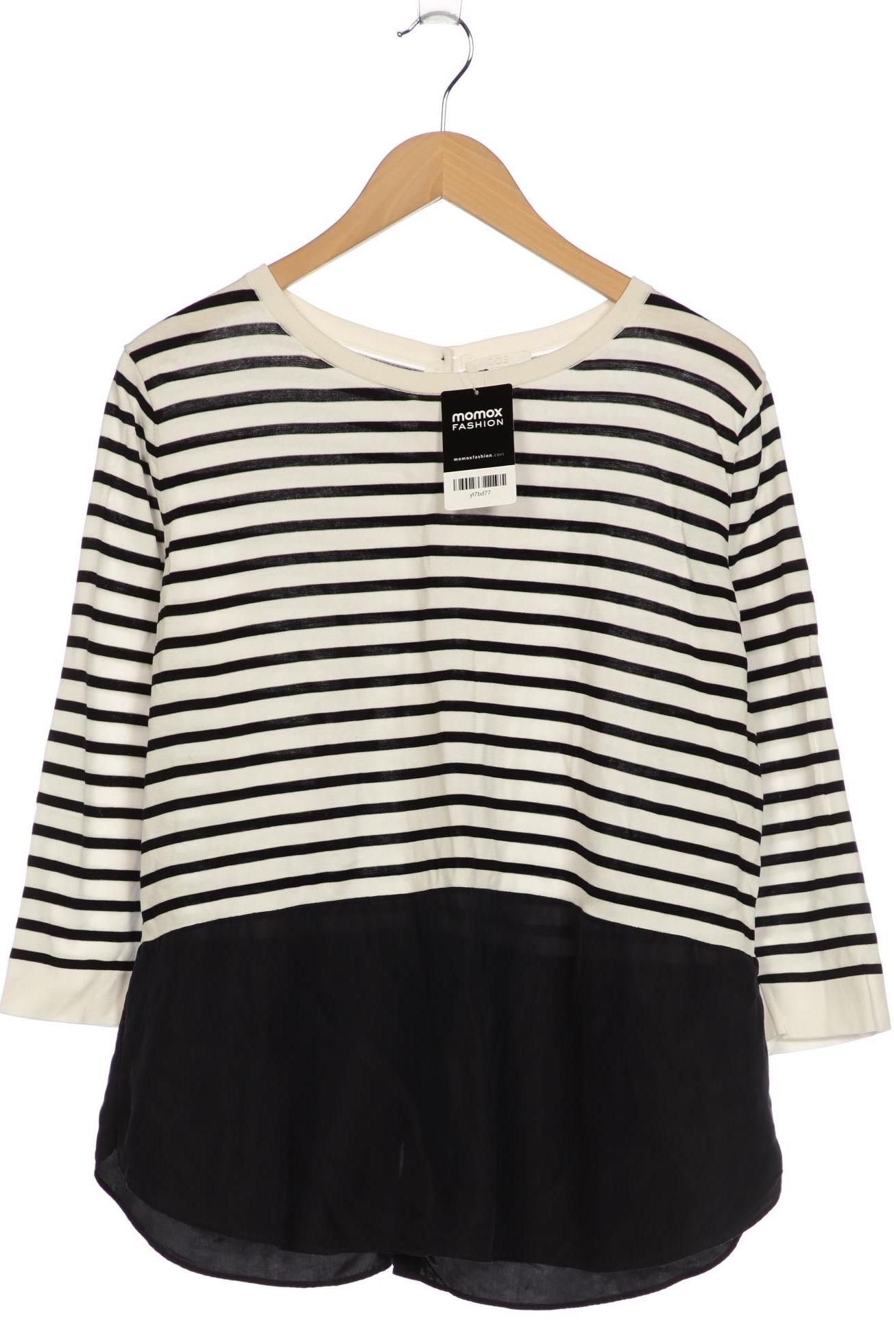 

COS Damen Langarmshirt, marineblau, Gr. 42