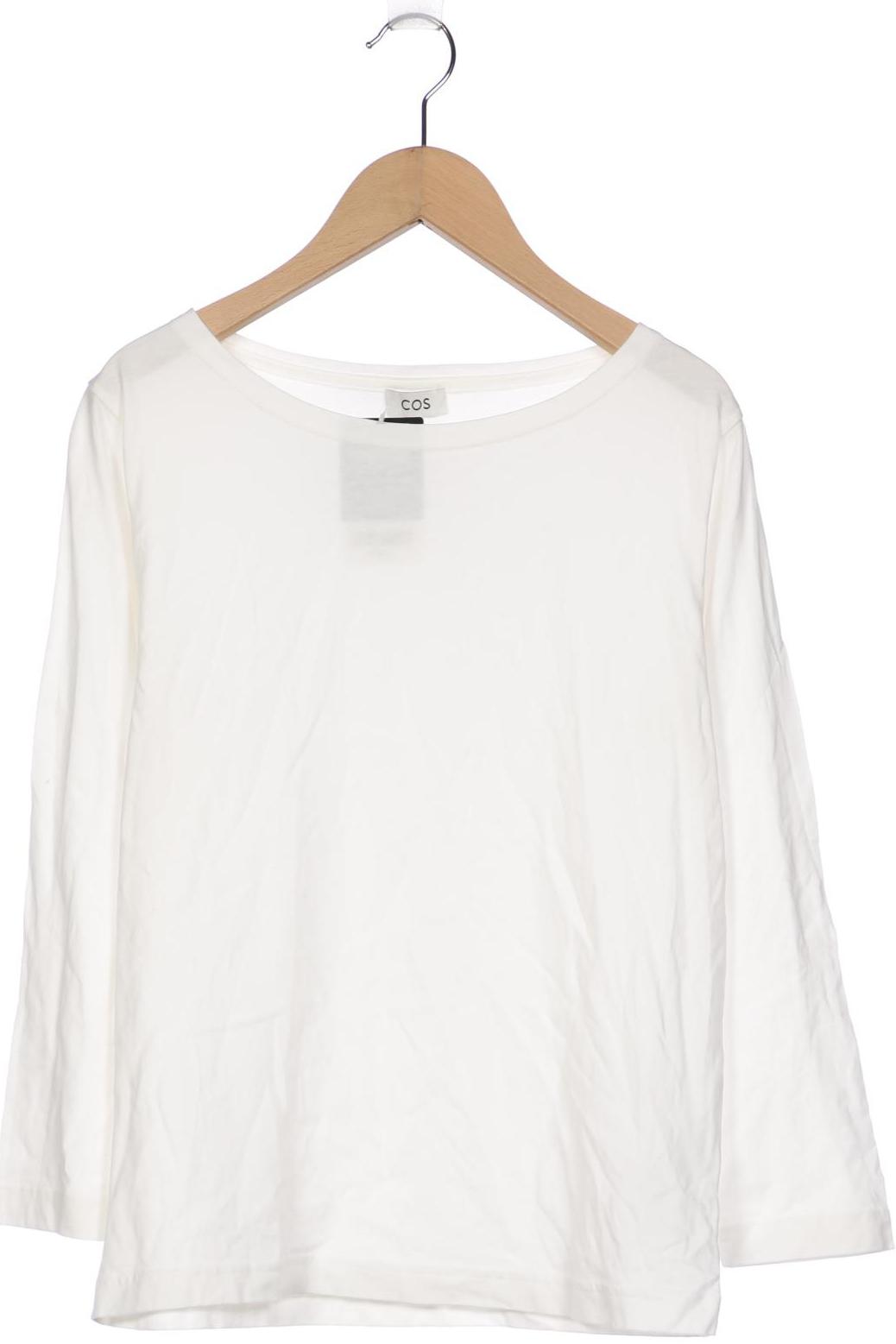 

COS Damen Langarmshirt, cremeweiß