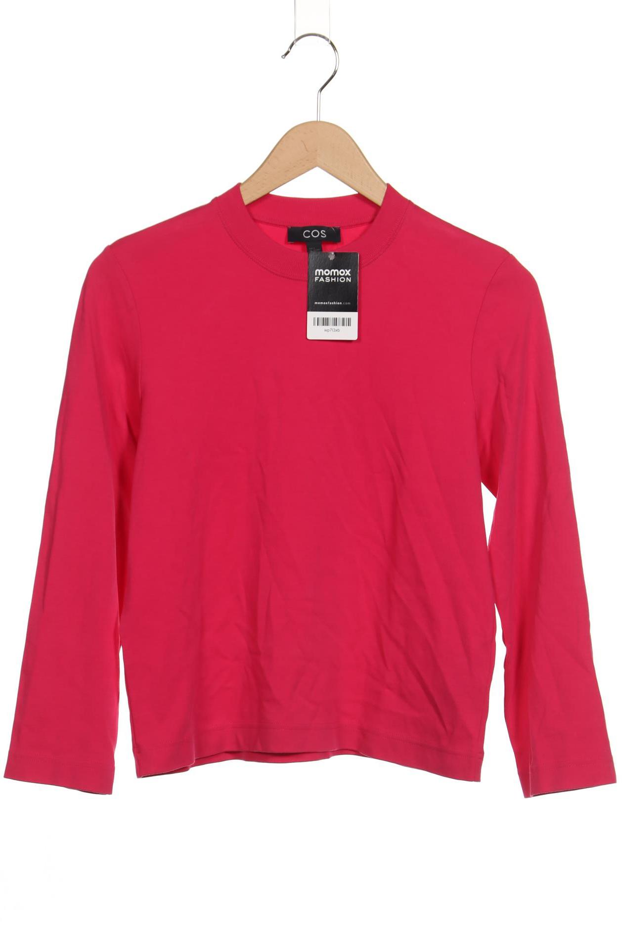 

COS Damen Langarmshirt, pink, Gr. 36