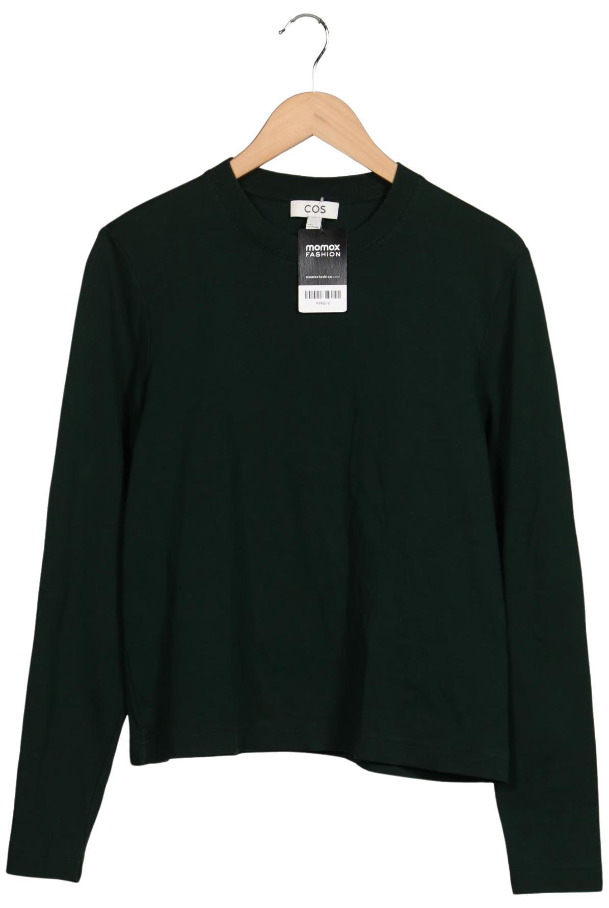 

COS Damen Langarmshirt, grün, Gr. 42