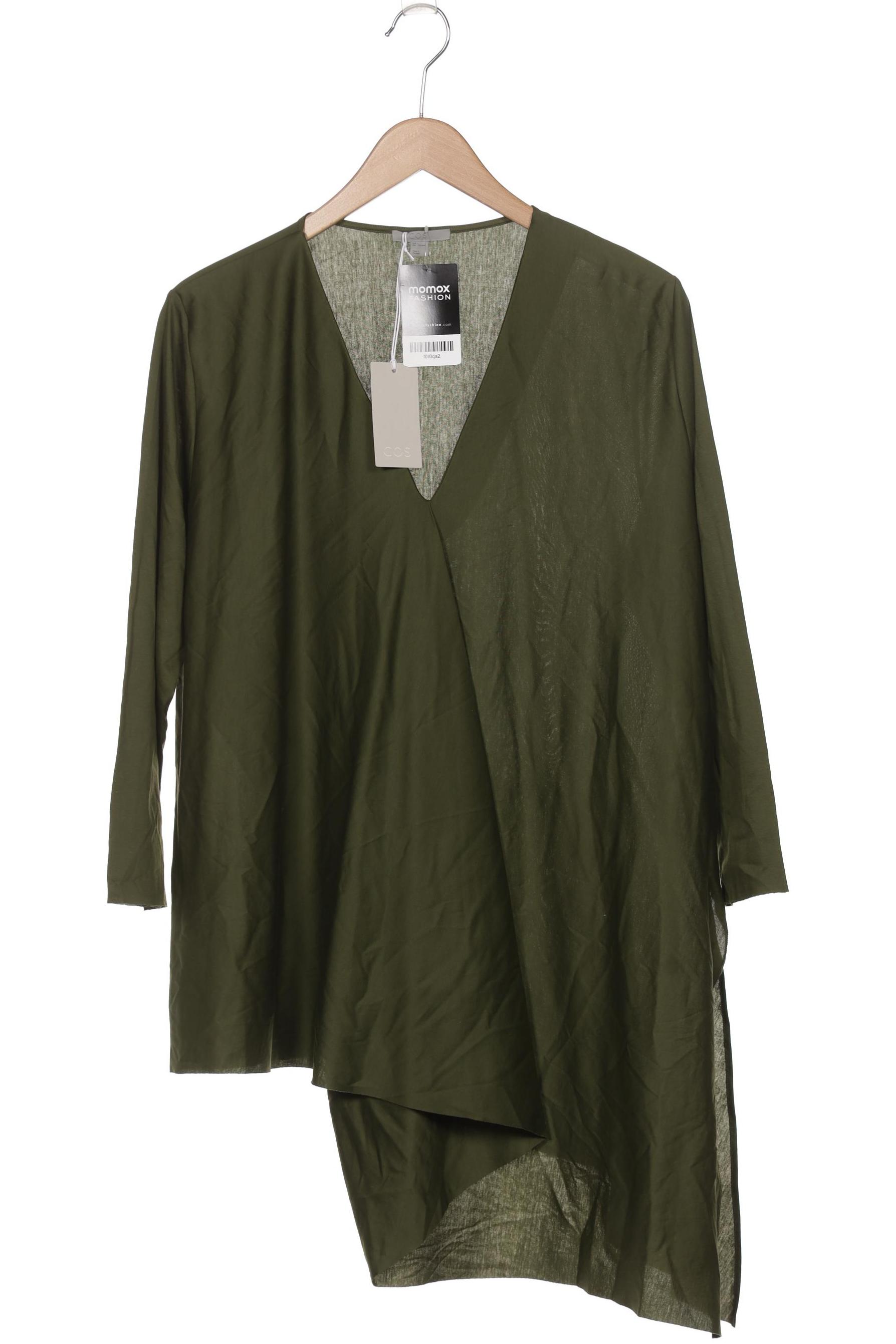 

COS Damen Langarmshirt, grün, Gr. 42
