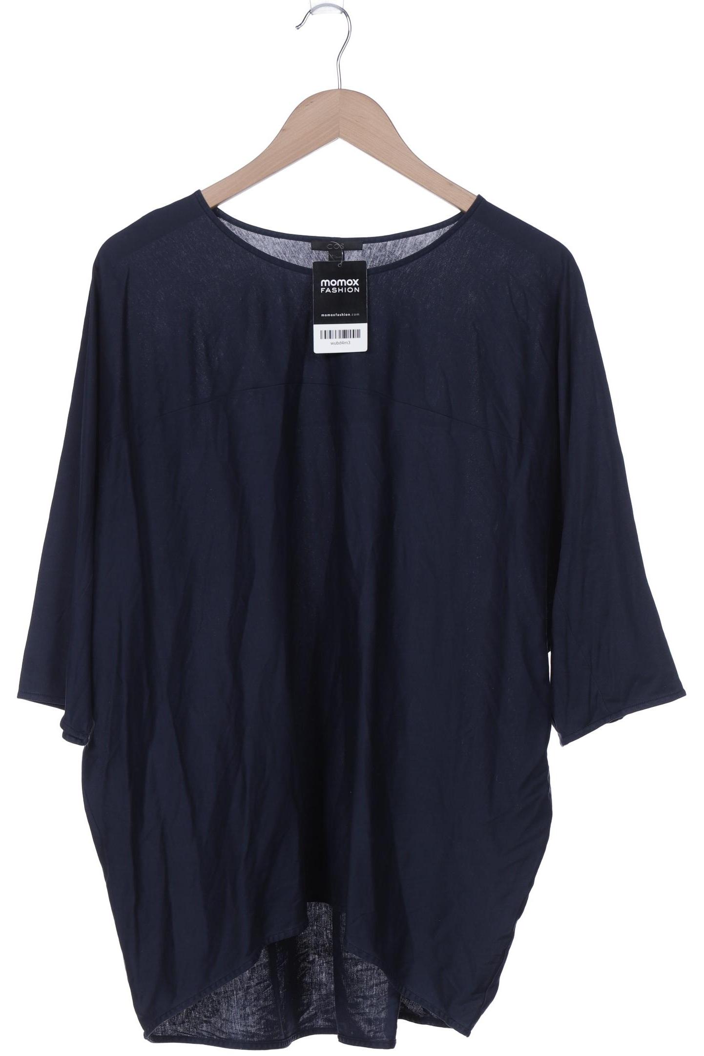 

COS Damen Langarmshirt, marineblau, Gr. 42