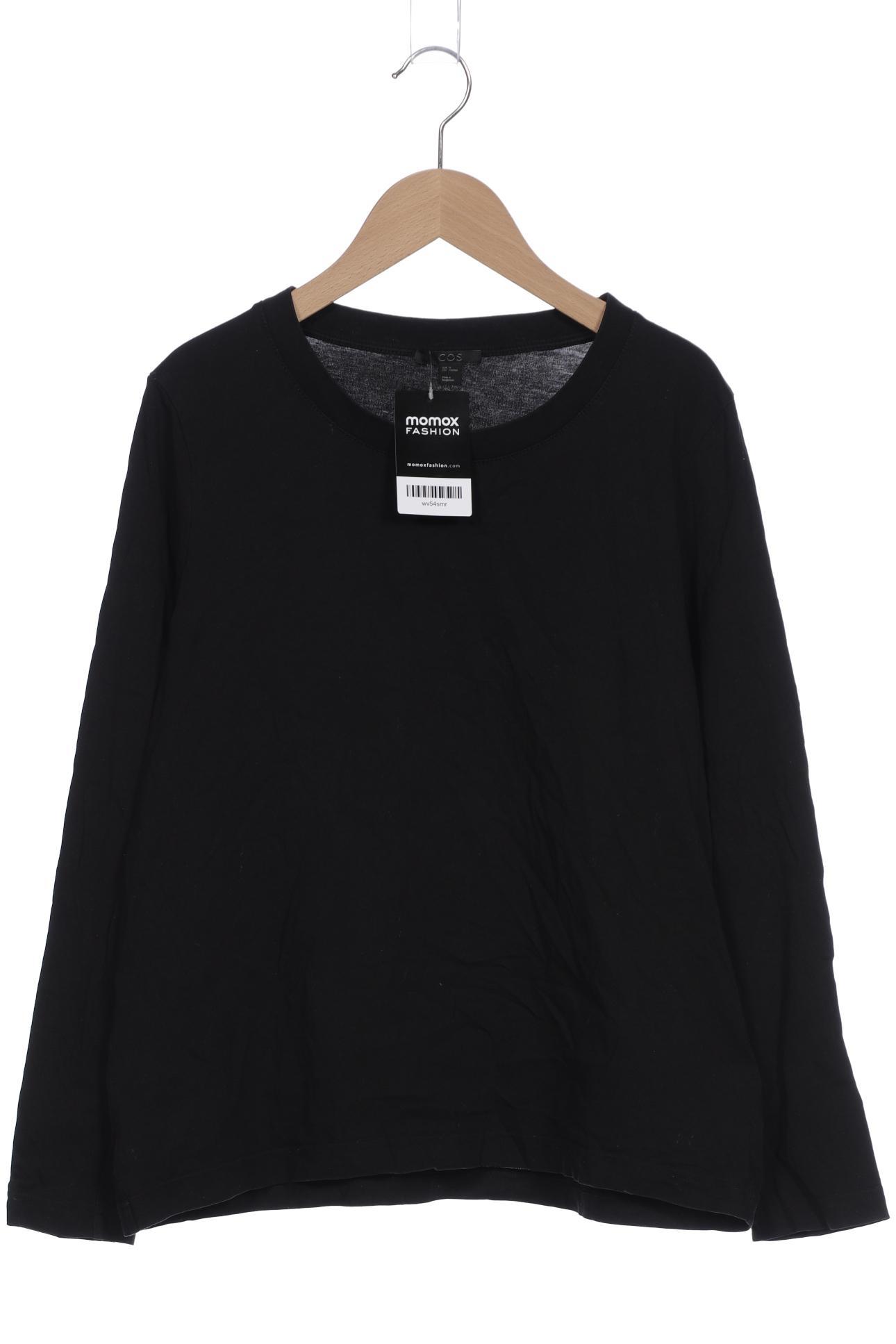 

COS Damen Langarmshirt, schwarz, Gr. 38