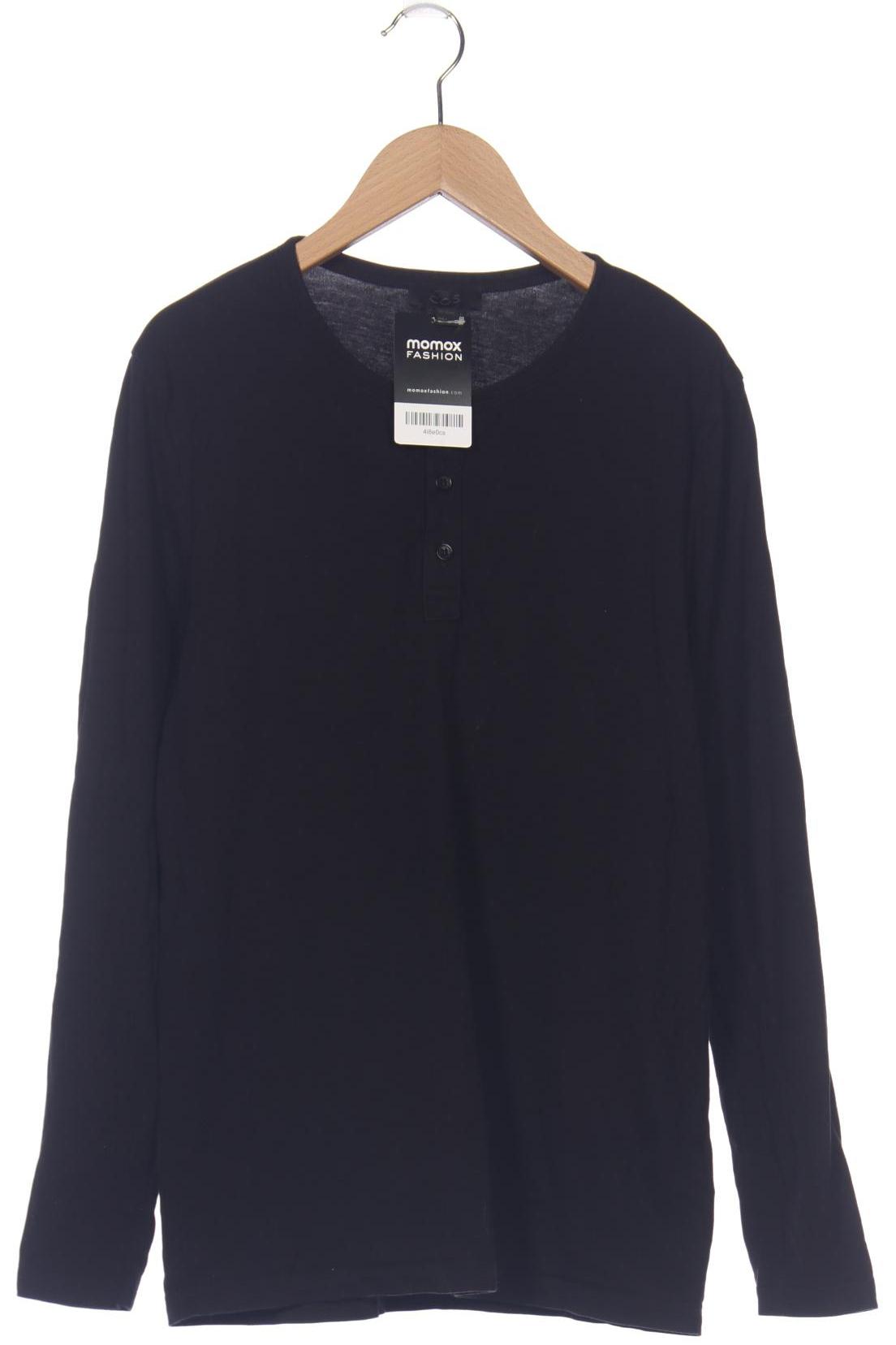 

COS Damen Langarmshirt, schwarz, Gr. 34