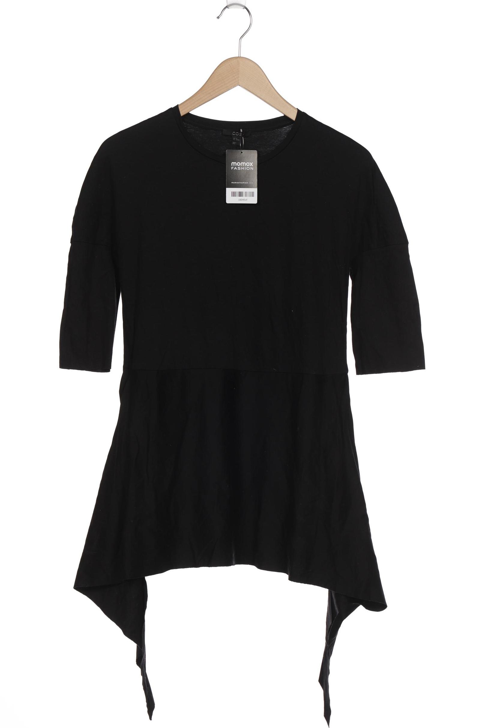 

COS Damen Langarmshirt, schwarz, Gr. 34