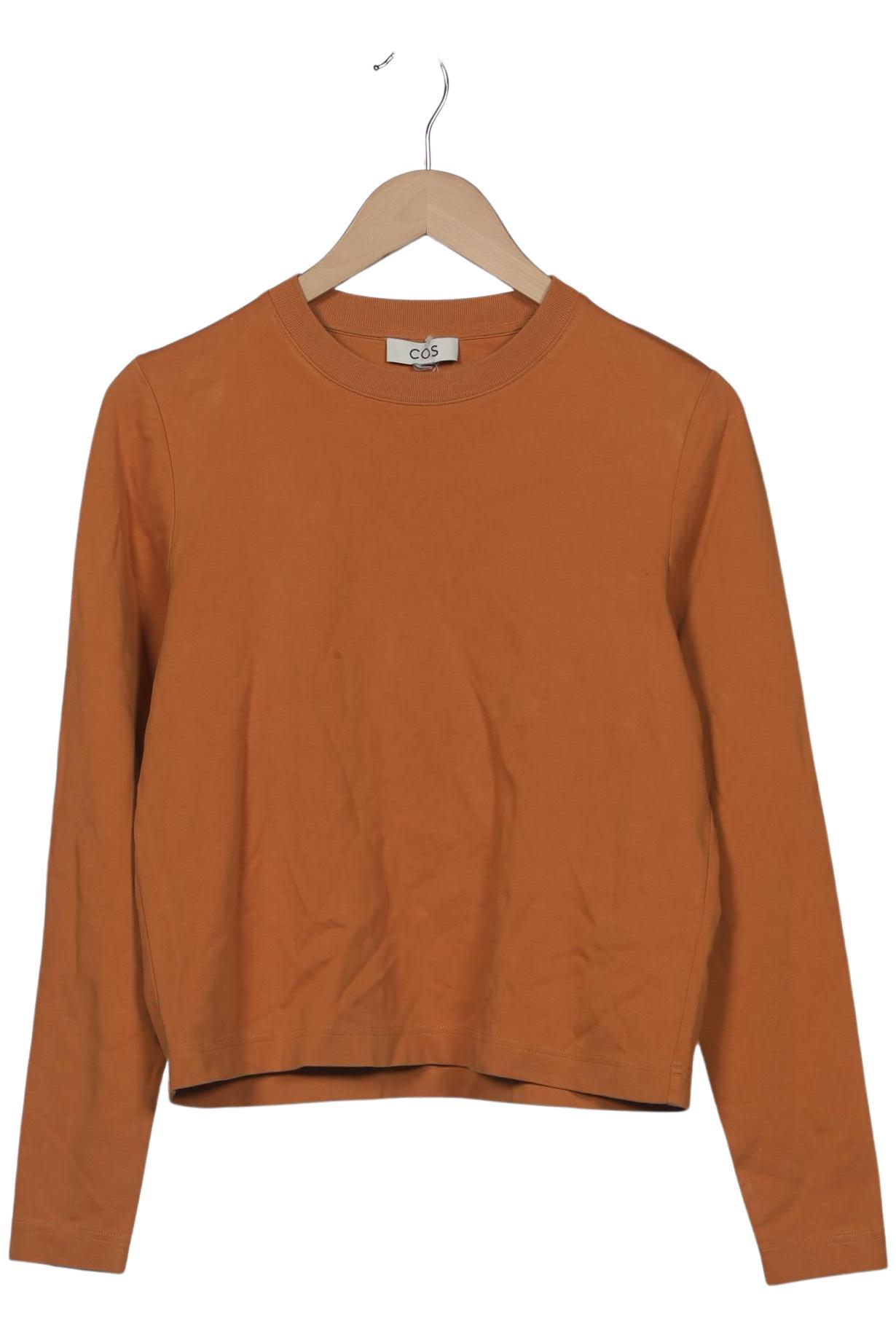 

COS Damen Langarmshirt, orange, Gr. 42