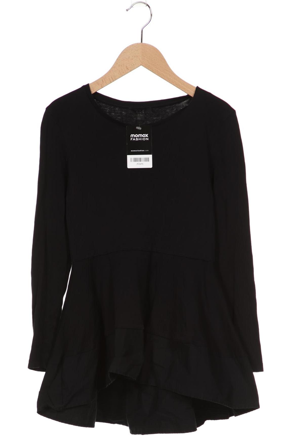 

COS Damen Langarmshirt, schwarz, Gr. 34