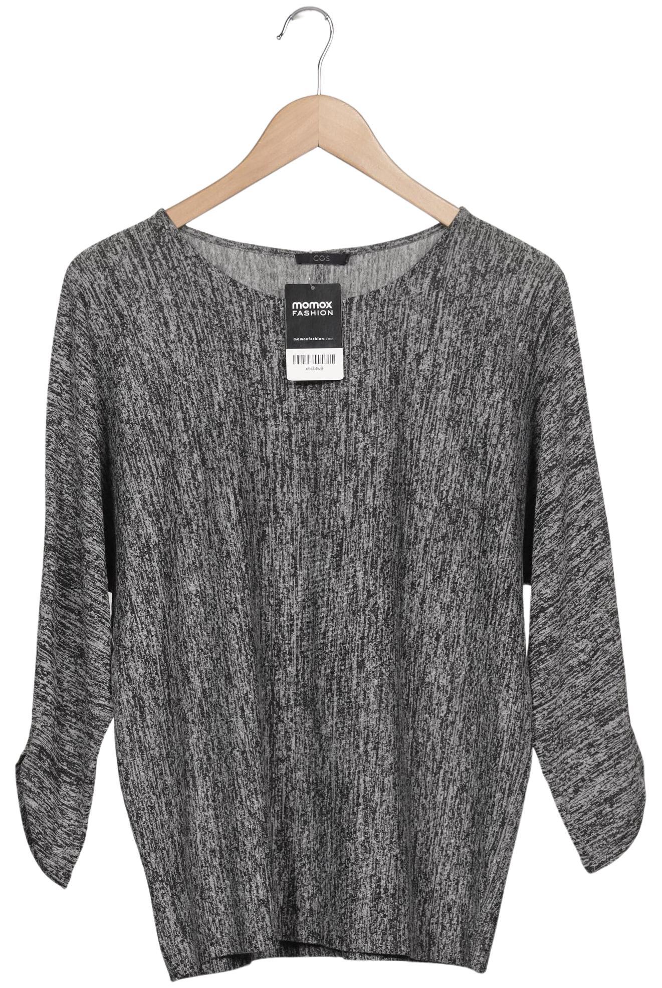 

COS Damen Langarmshirt, grau, Gr. 36