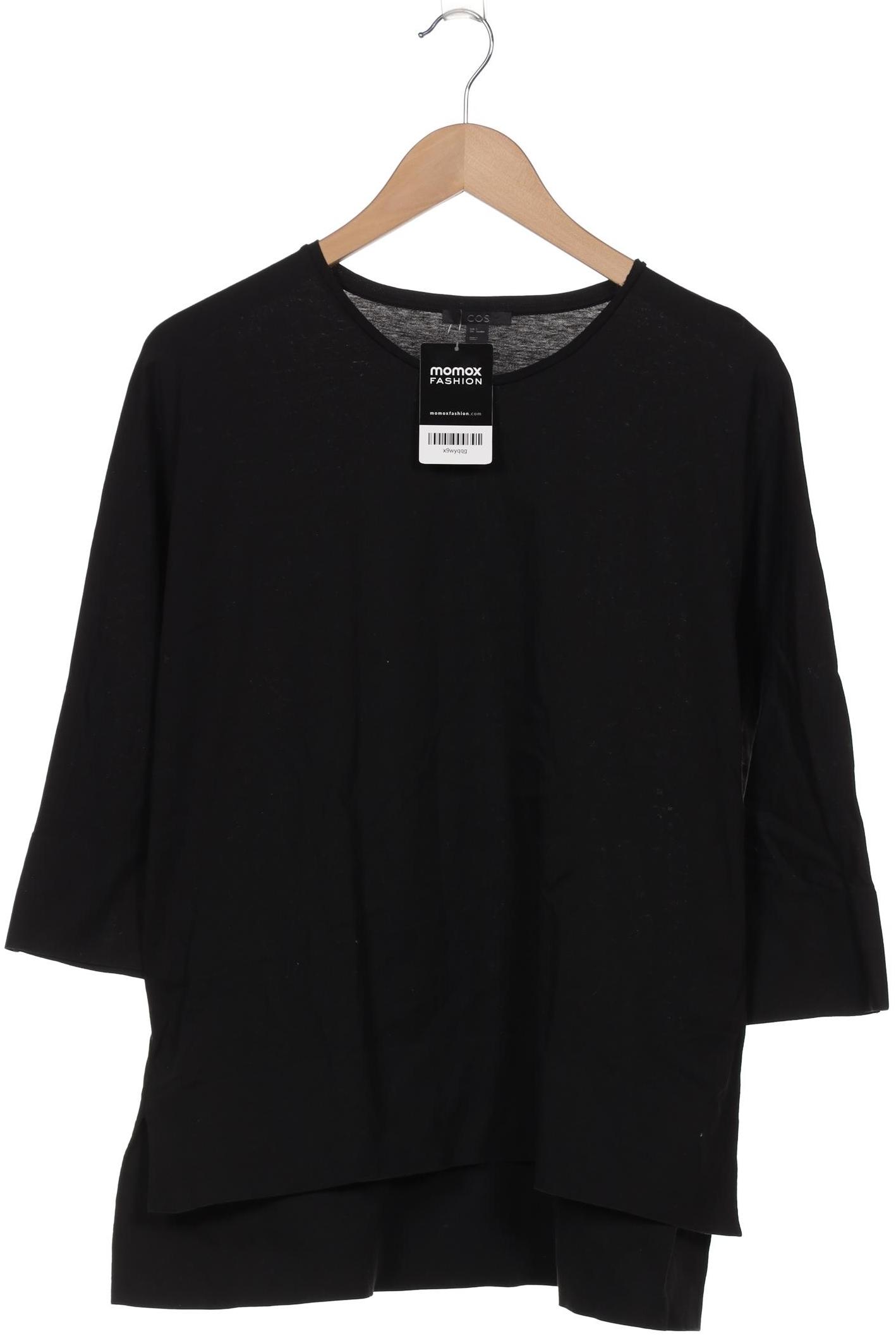 

COS Damen Langarmshirt, schwarz, Gr. 36