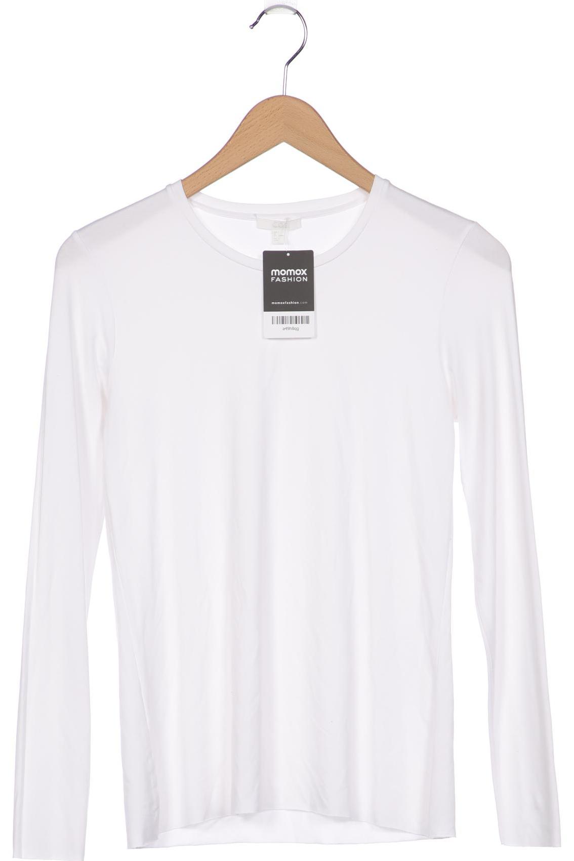 

COS Damen Langarmshirt, weiß, Gr. 36