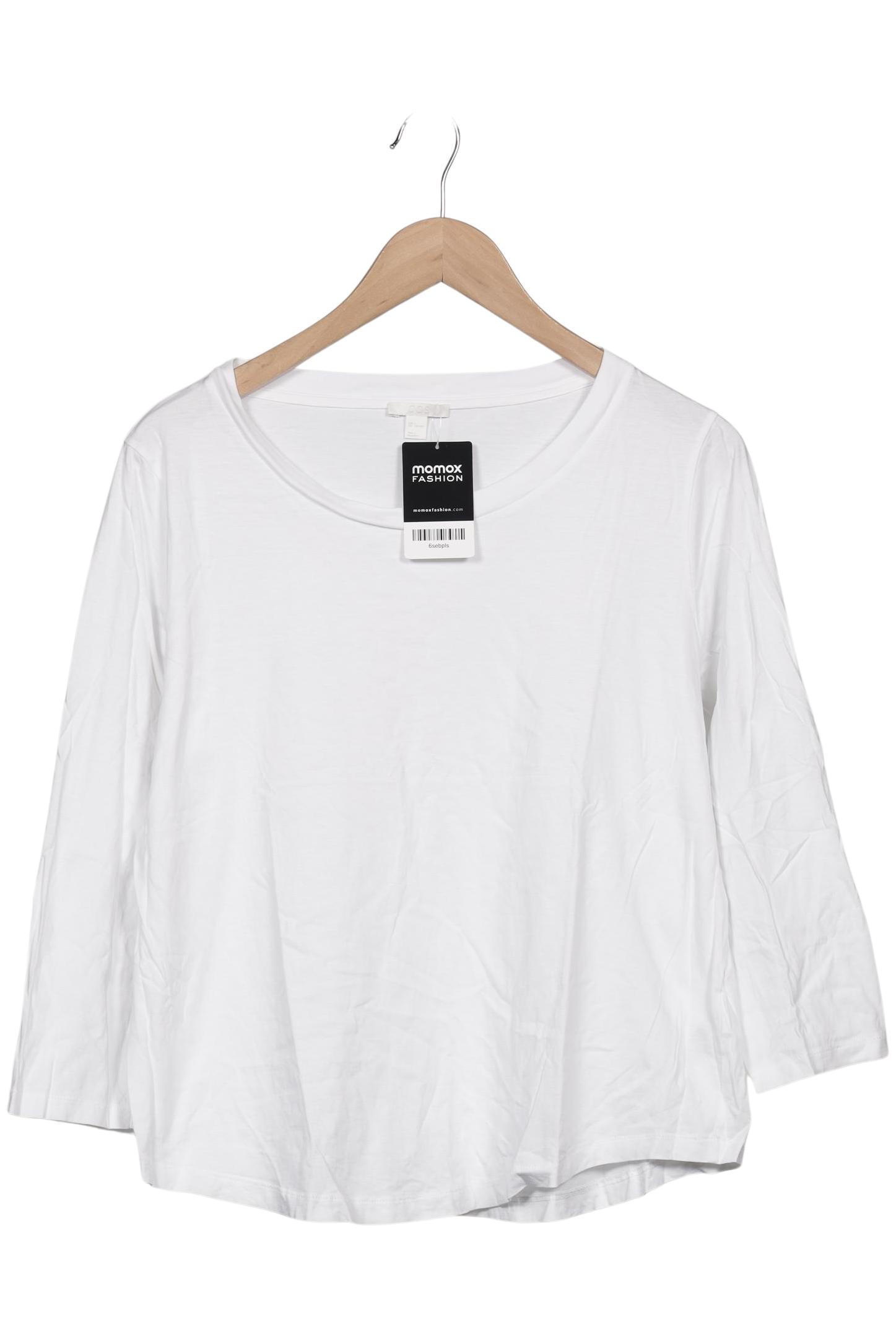 

COS Damen Langarmshirt, weiß, Gr. 42