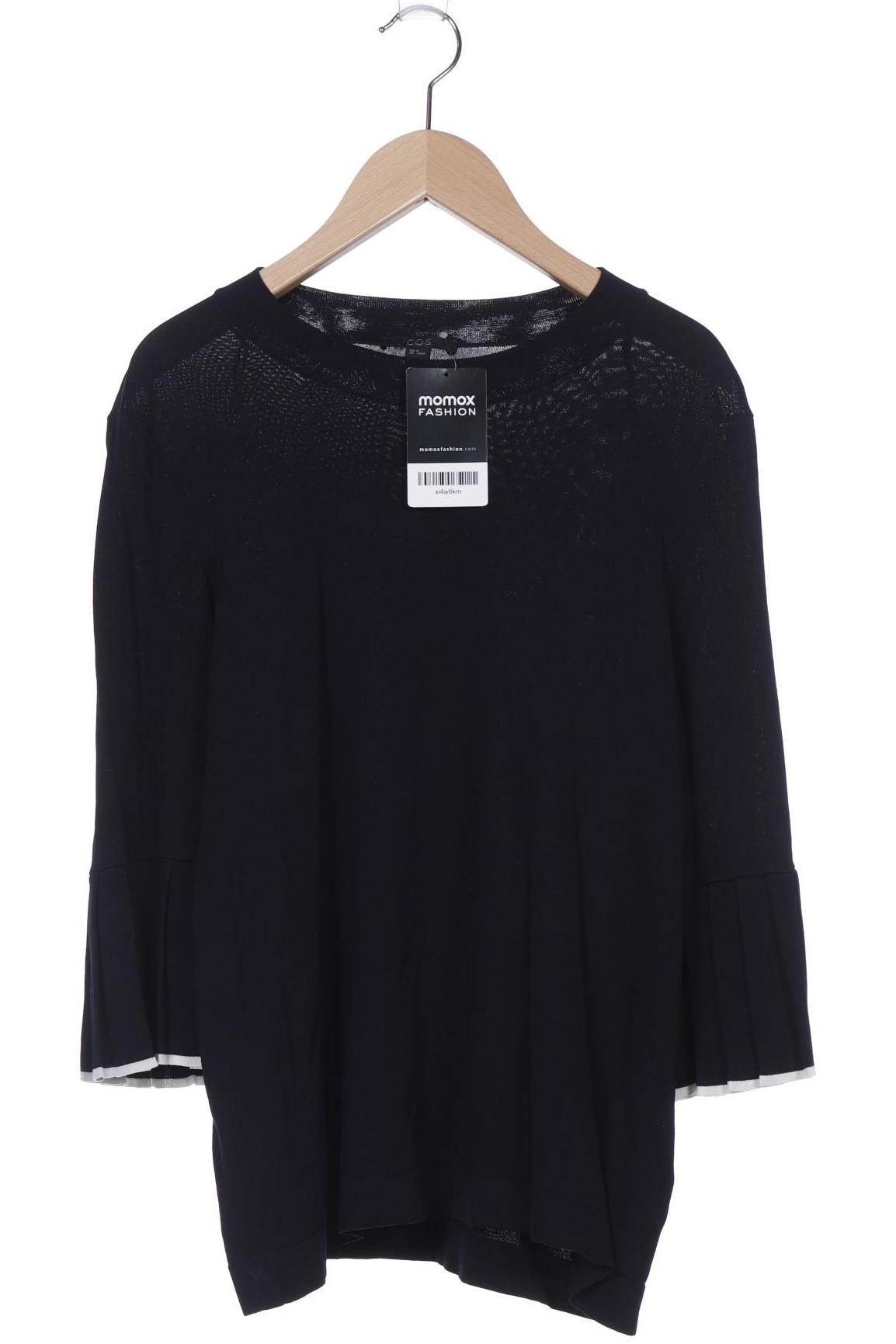 

COS Damen Langarmshirt, schwarz, Gr. 38