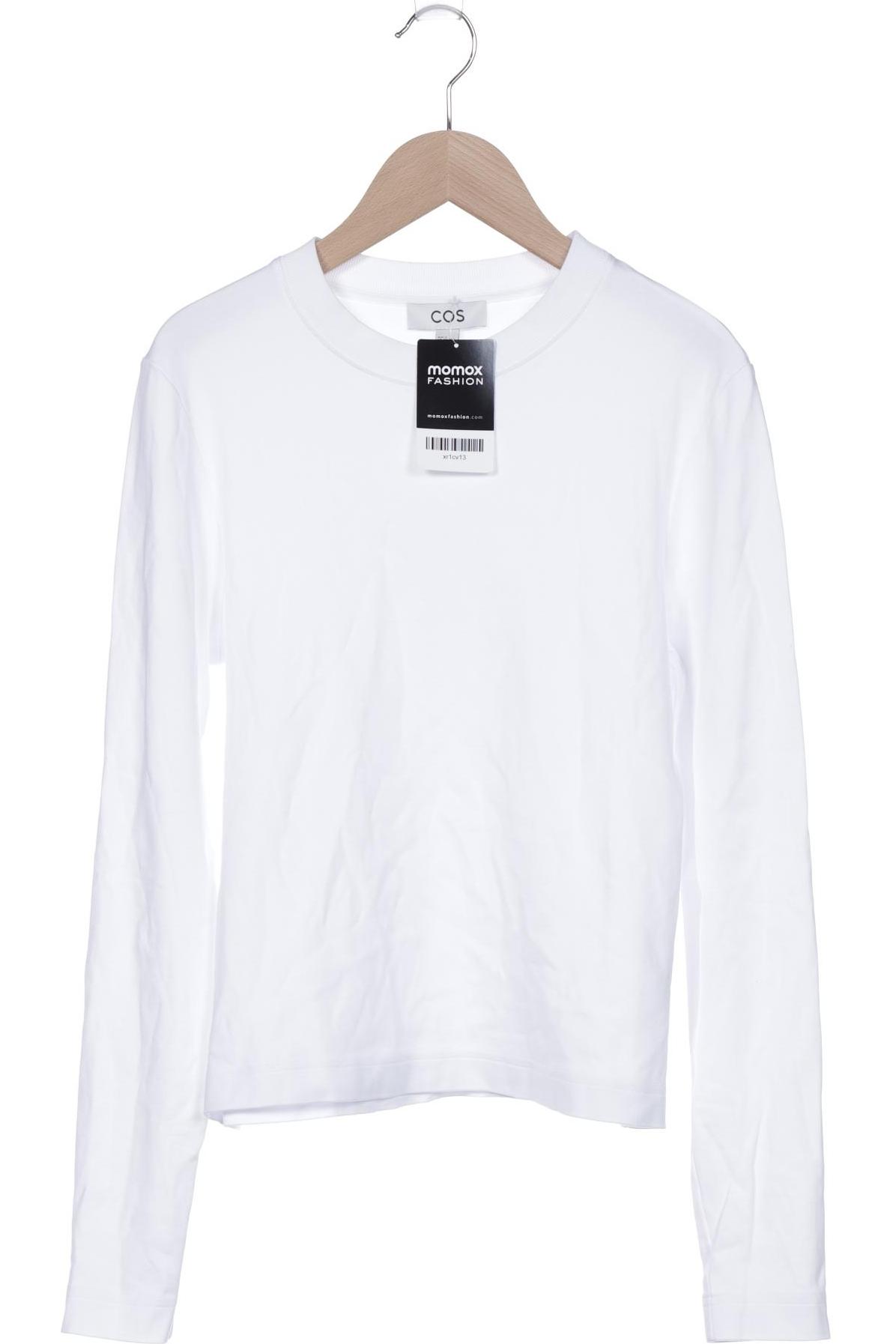 

COS Damen Langarmshirt, weiß, Gr. 36