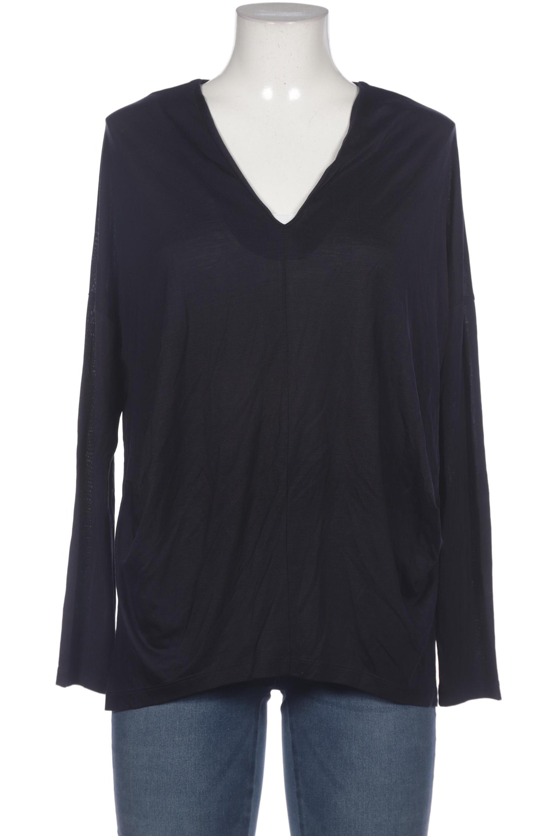 

COS Damen Langarmshirt, marineblau, Gr. 38