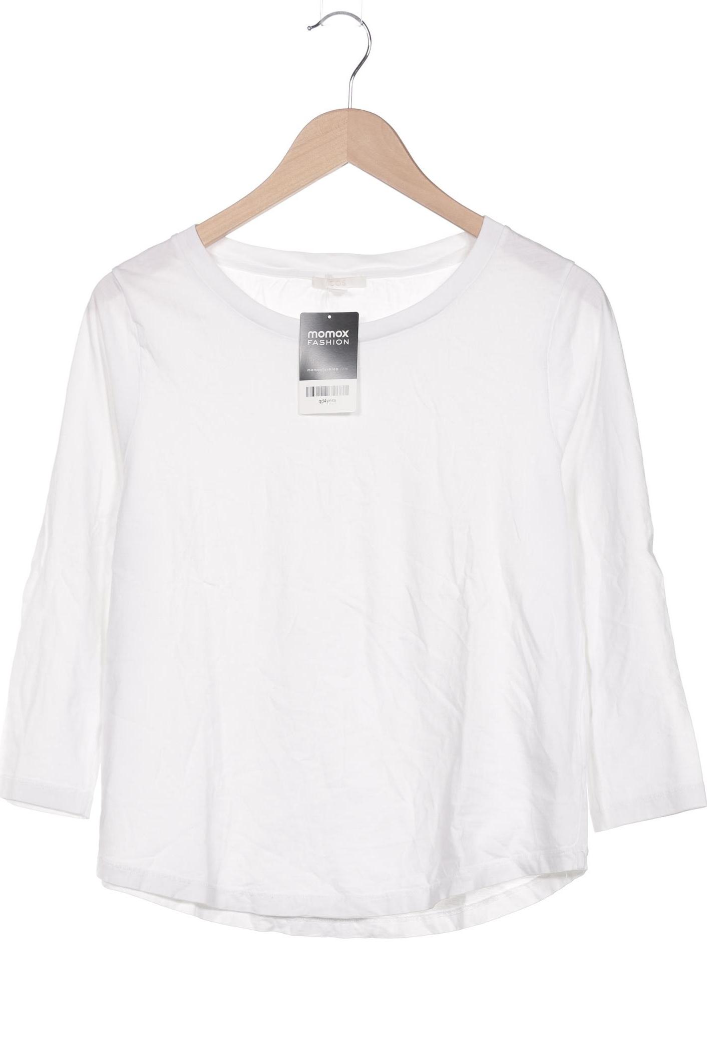 

COS Damen Langarmshirt, weiß, Gr. 38