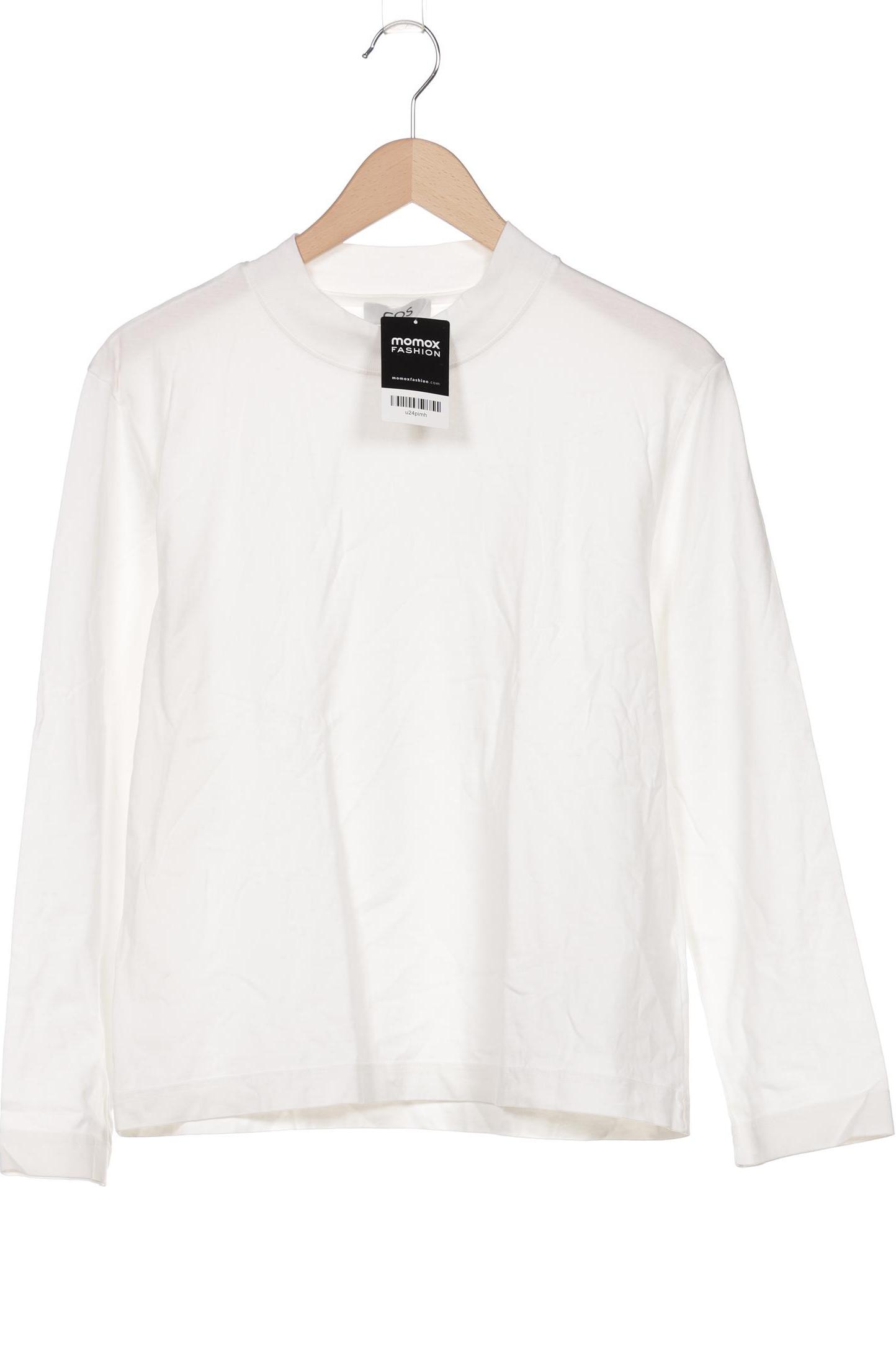 

COS Damen Langarmshirt, weiß, Gr. 36