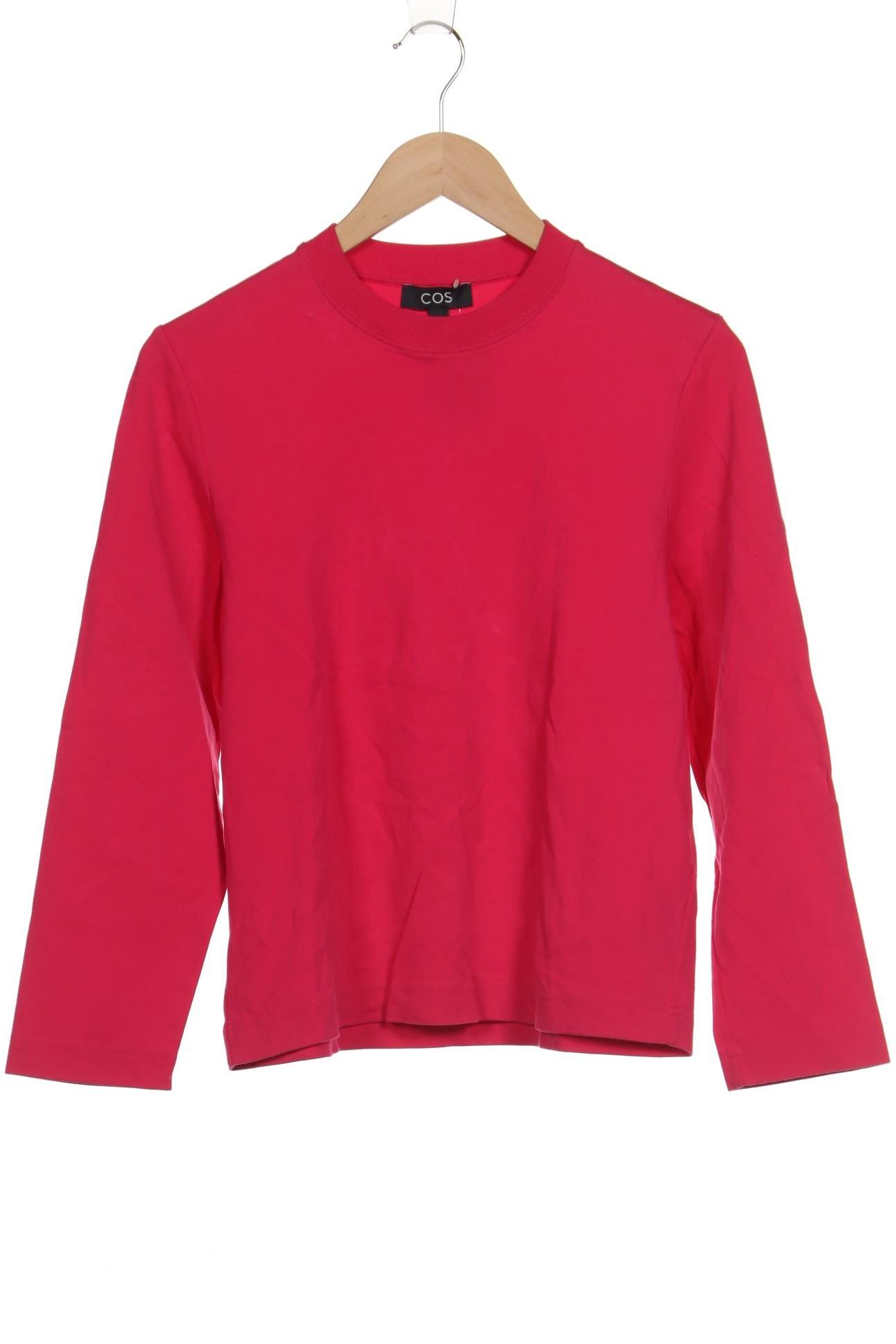 

COS Damen Langarmshirt, pink, Gr. 38