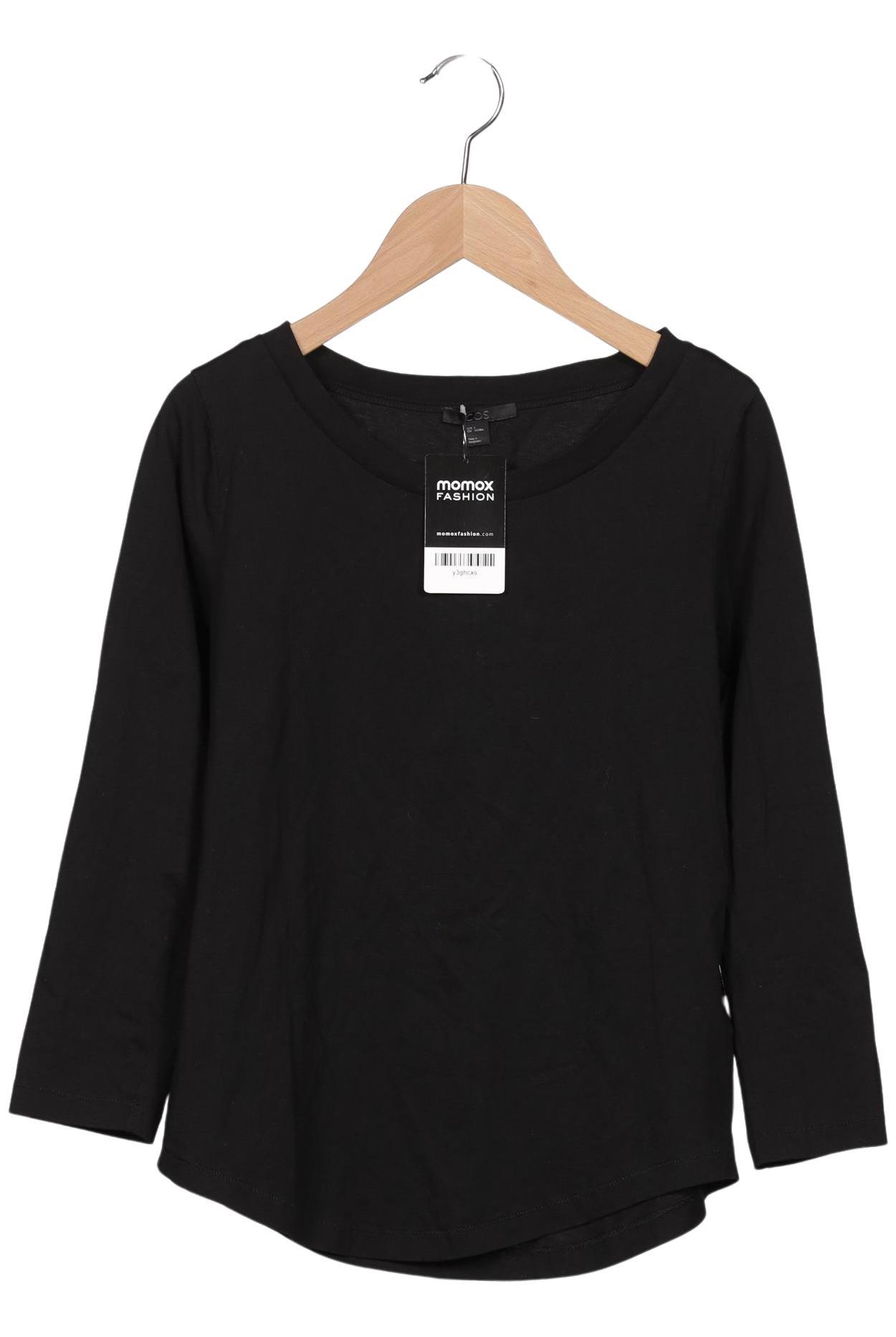 

COS Damen Langarmshirt, schwarz, Gr. 36