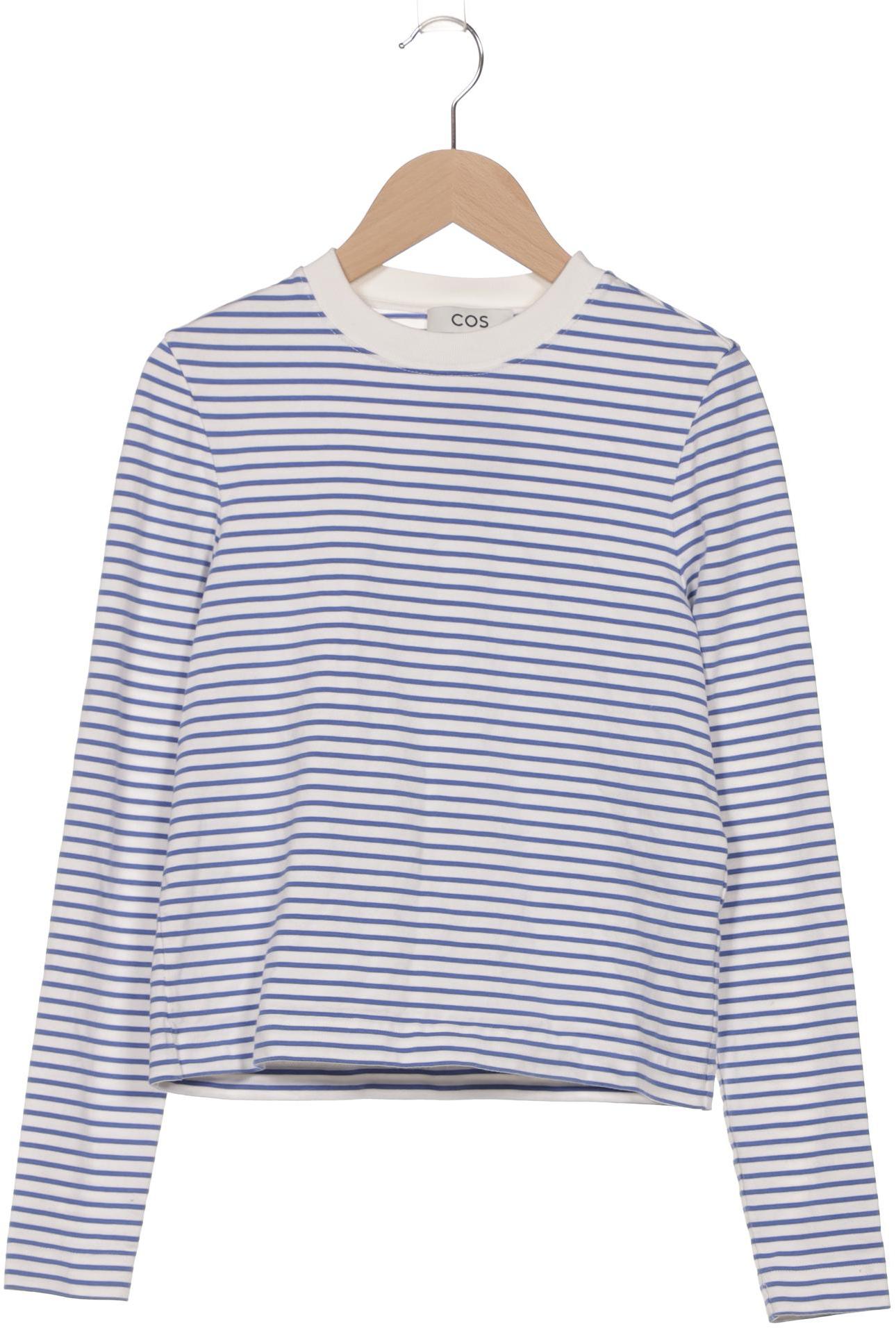 

COS Damen Langarmshirt, weiß, Gr. 34
