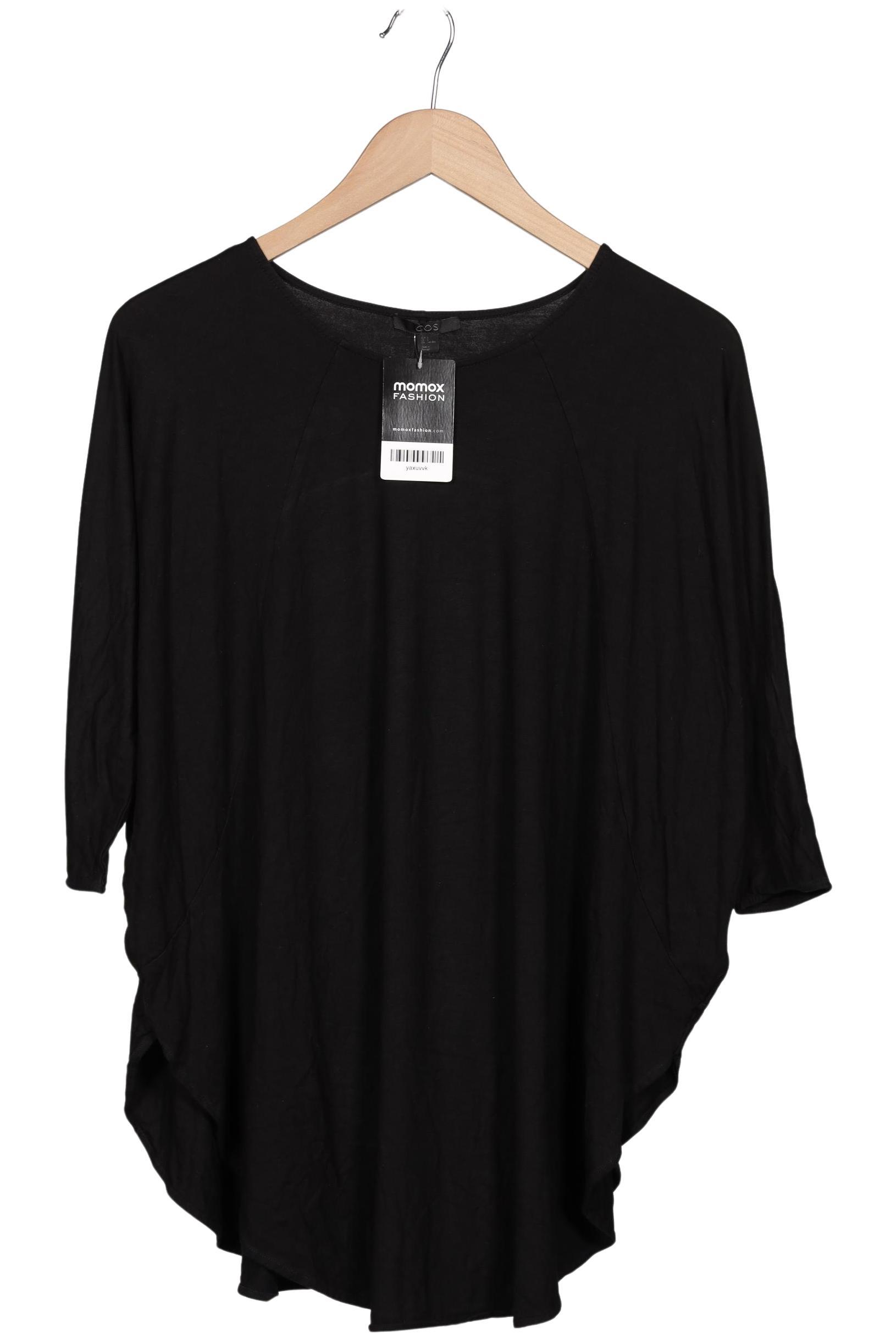 

COS Damen Langarmshirt, schwarz, Gr. 36