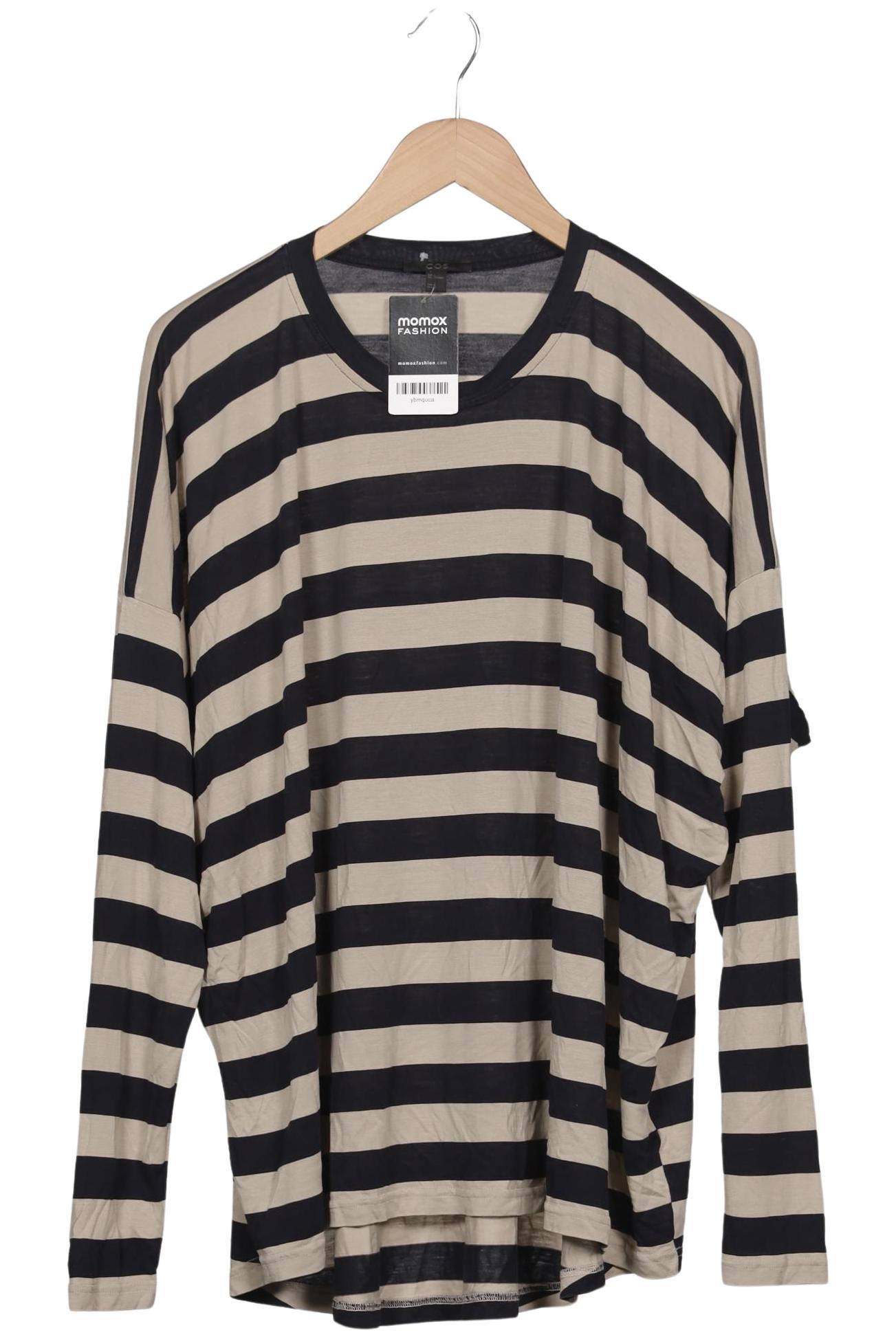 

COS Damen Langarmshirt, beige, Gr. 42