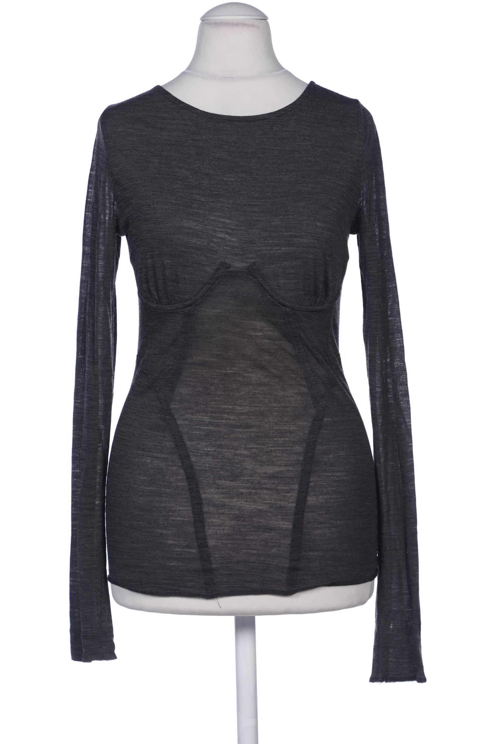 

COS Damen Langarmshirt, grau, Gr. 34