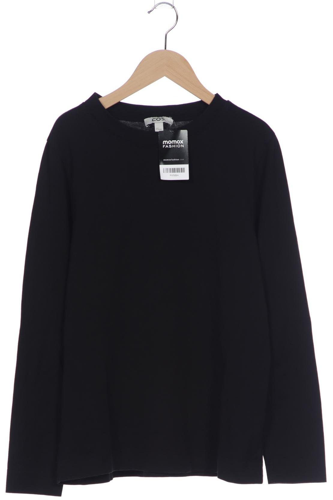 

COS Damen Langarmshirt, schwarz, Gr. 36