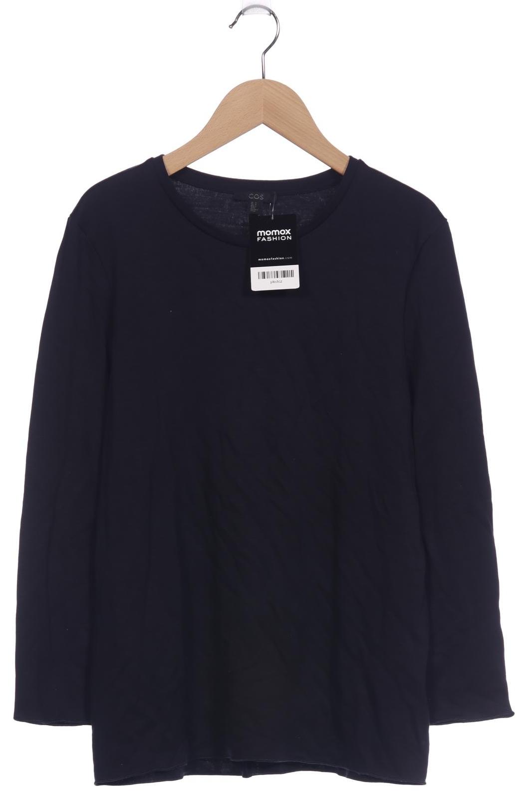 

COS Damen Langarmshirt, schwarz, Gr. 38